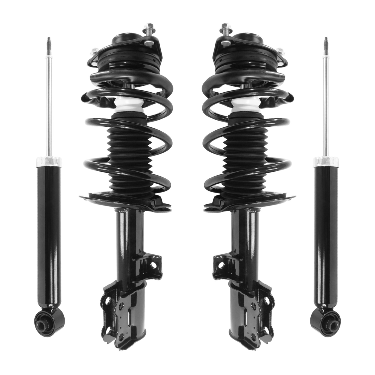 4-11163-259950-001 Front & Rear Suspension Strut & Coil Spring Assembly Fits Select Hyundai Genesis Coupe