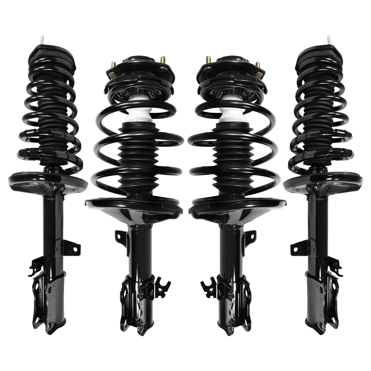 4-11181-15031-001 Front & Rear Suspension Strut & Coil Spring Assembly Kit Fits Select Toyota Camry, Toyota Solara