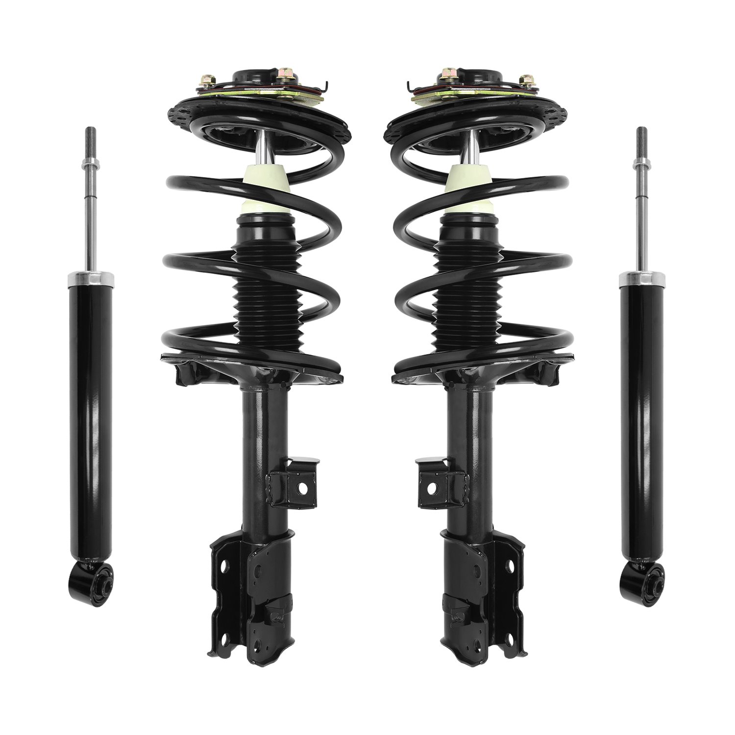4-11183-255190-001 Front & Rear Suspension Strut & Coil Spring Assembly Fits Select Infiniti FX35, Infiniti FX45