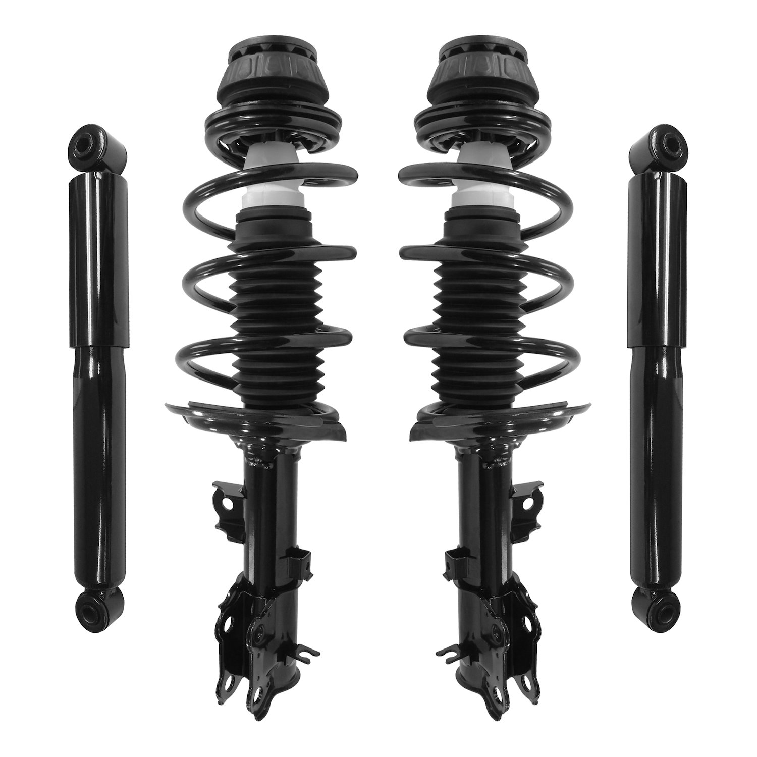 4-11185-259180-001 Front & Rear Suspension Strut & Coil Spring Assembly Fits Select Kia Rio
