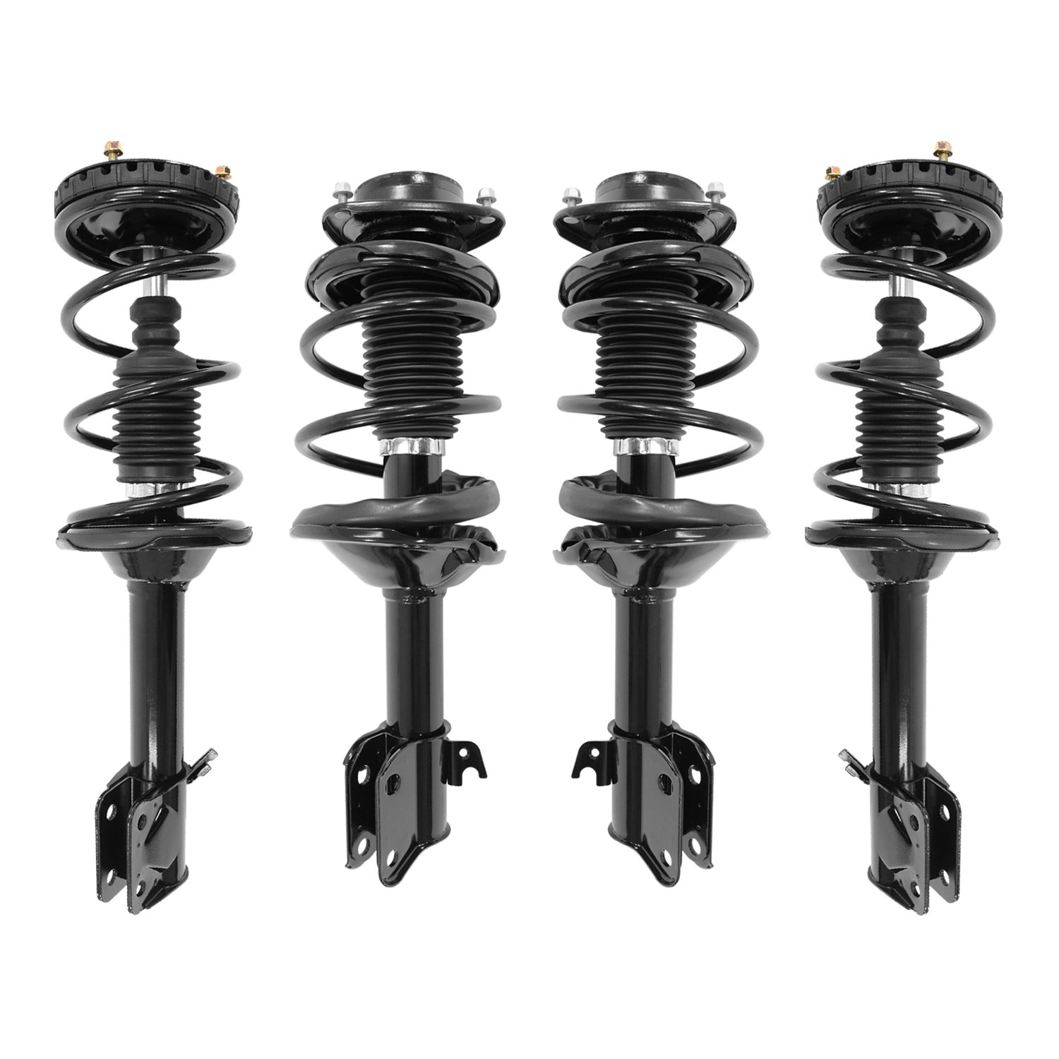 4-11195-15393-001 Front & Rear Suspension Strut & Coil Spring Assembly Kit Fits Select Subaru Impreza