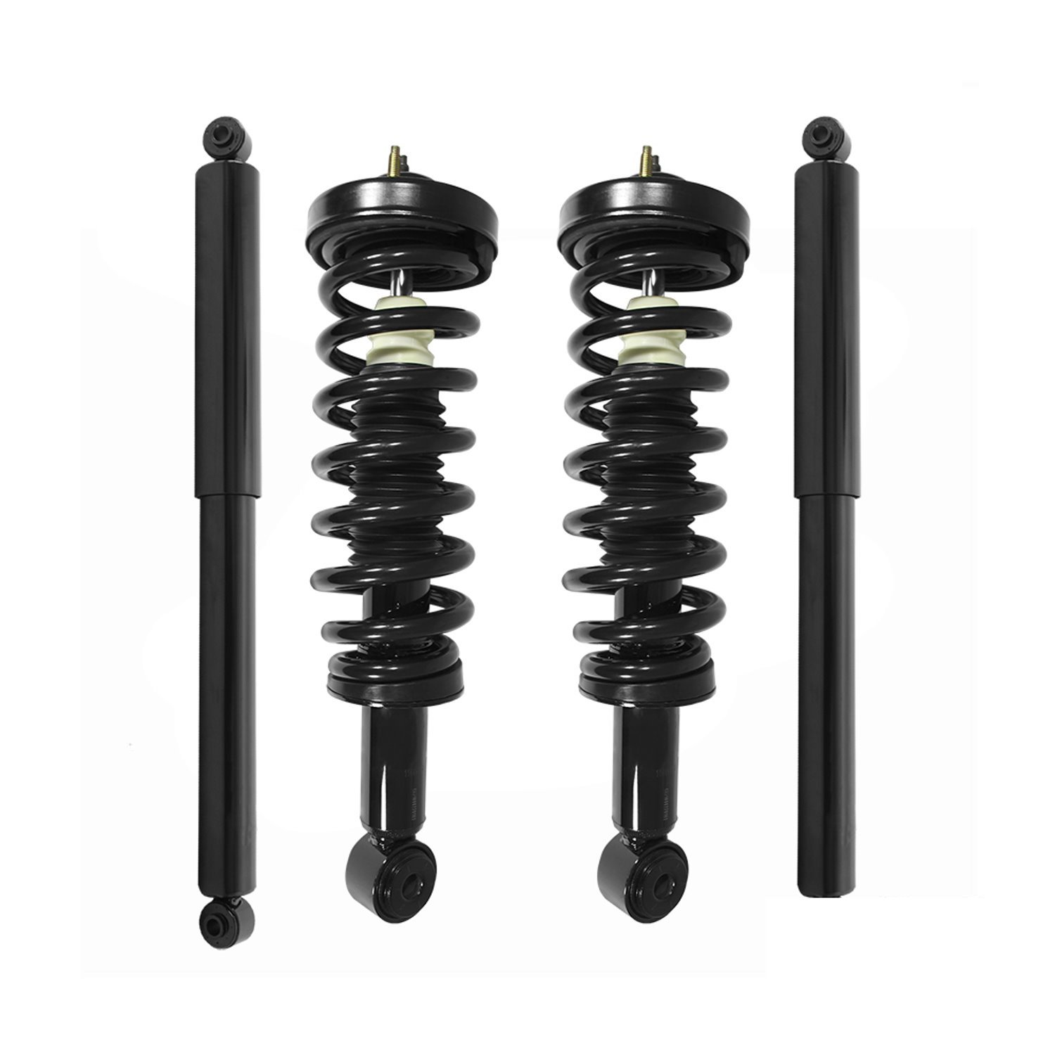 4-11206-252090-001 Front & Rear Suspension Strut & Coil Spring Assembly Fits Select Ford F-150, Lincoln Mark LT