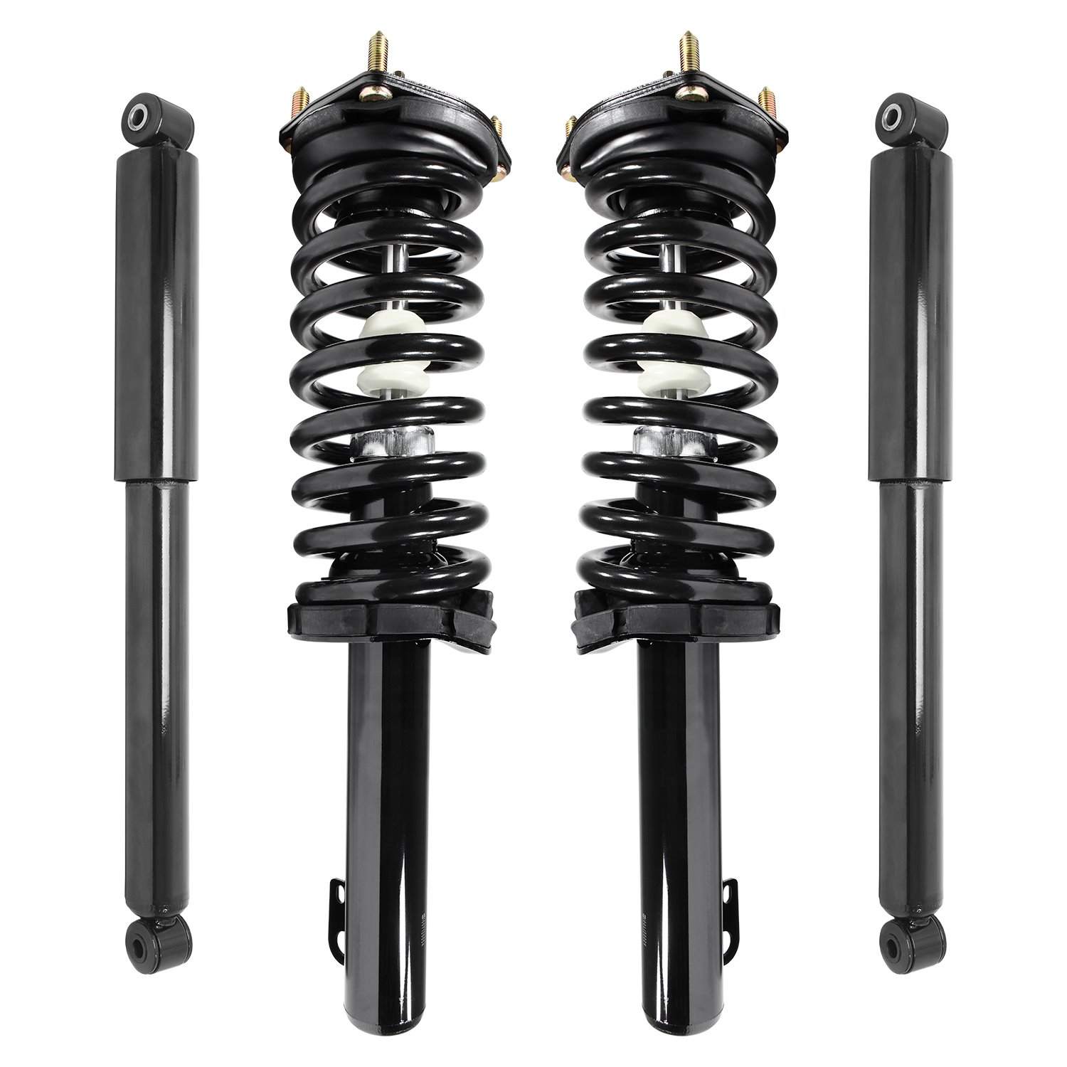 4-11211-259120-001 Front & Rear Suspension Strut & Coil Spring Assembly Fits Select Jeep Commander, Jeep Grand Cherokee