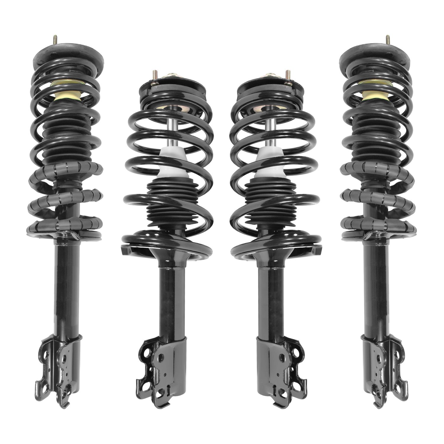 4-11220-15230-001 Front & Rear Suspension Strut & Coil Spring Assembly Kit Fits Select Saturn