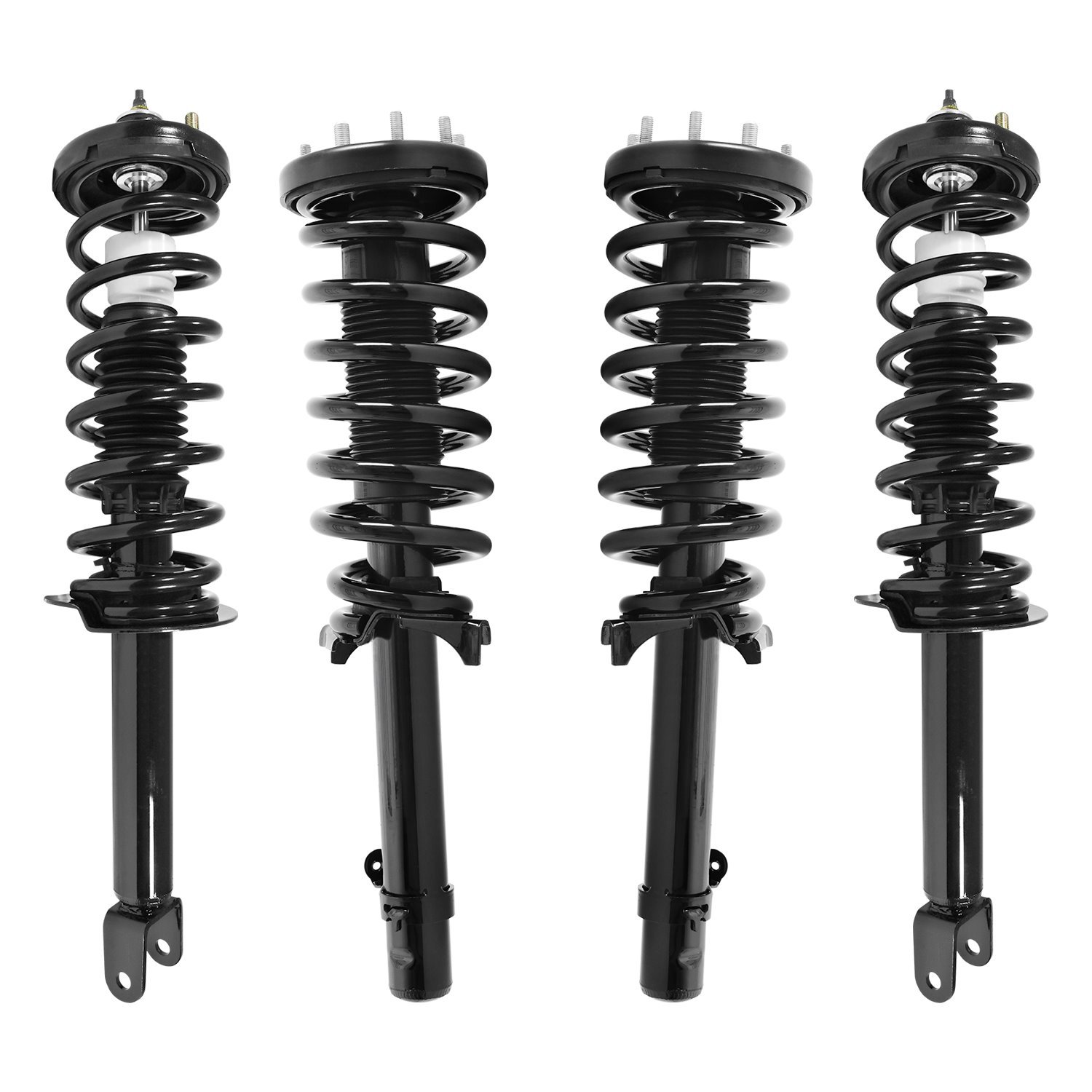 4-11237-15180-001 Front & Rear Suspension Strut & Coil Spring Assembly Kit Fits Select Honda Accord