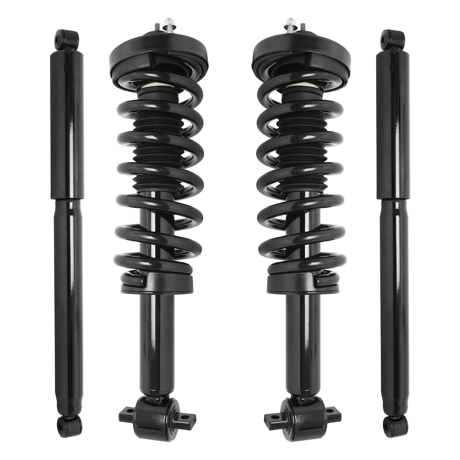 4-11265-252600-001 Front & Rear Suspension Strut & Coil Spring Assembly Fits Select Ford F-150