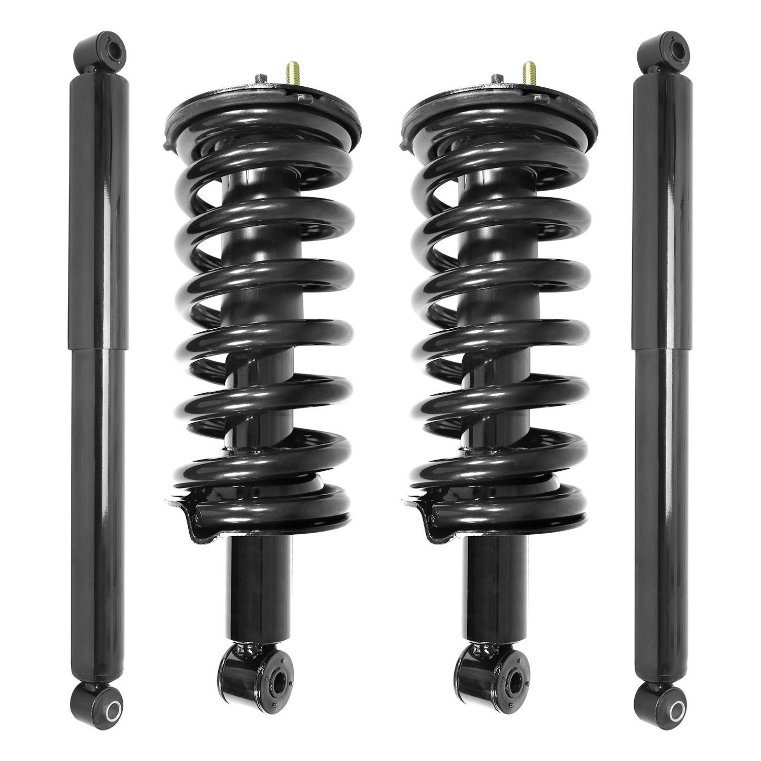 4-11300-255400-001 Front & Rear Suspension Strut & Coil Spring Assembly Fits Select Nissan TITAN