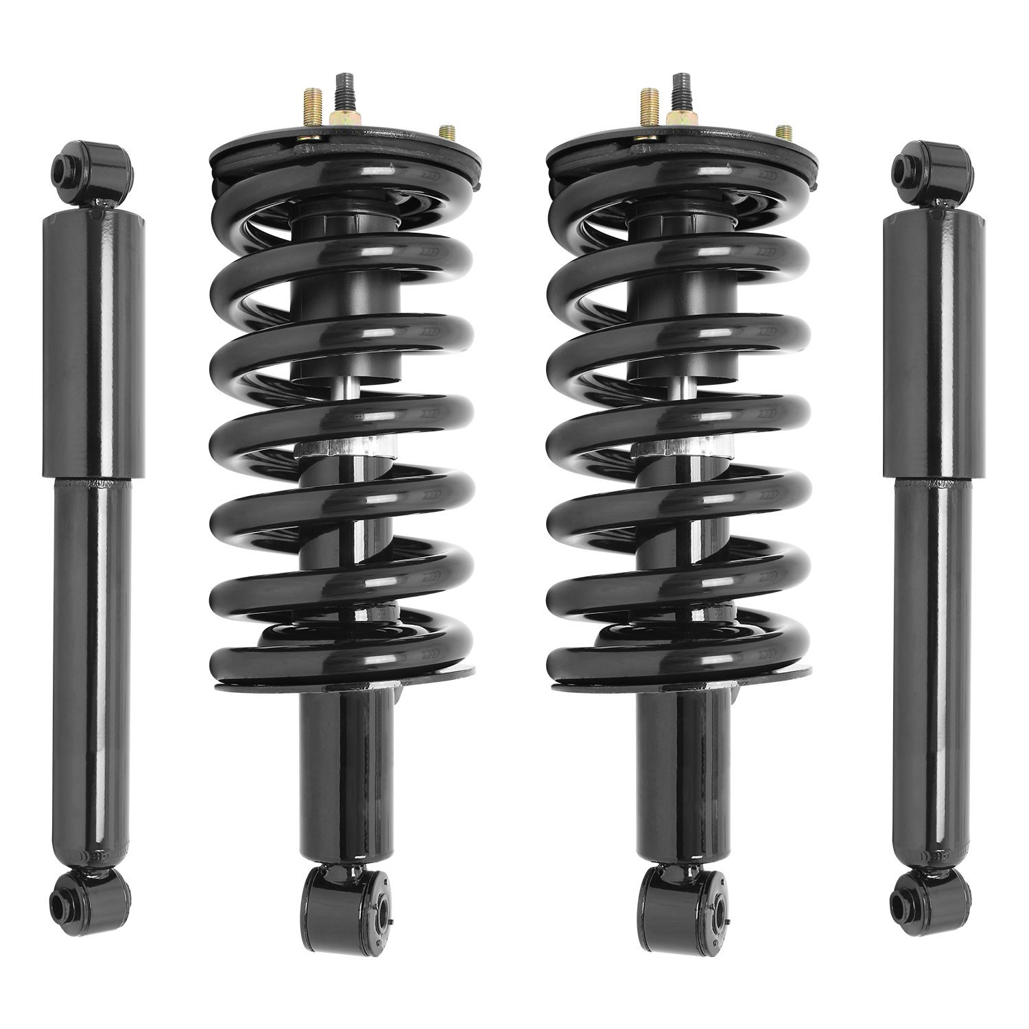 4-11302-255040-001 Front & Rear Suspension Strut & Coil Spring Assembly Fits Select Nissan Pathfinder Armada, Nissan Armada