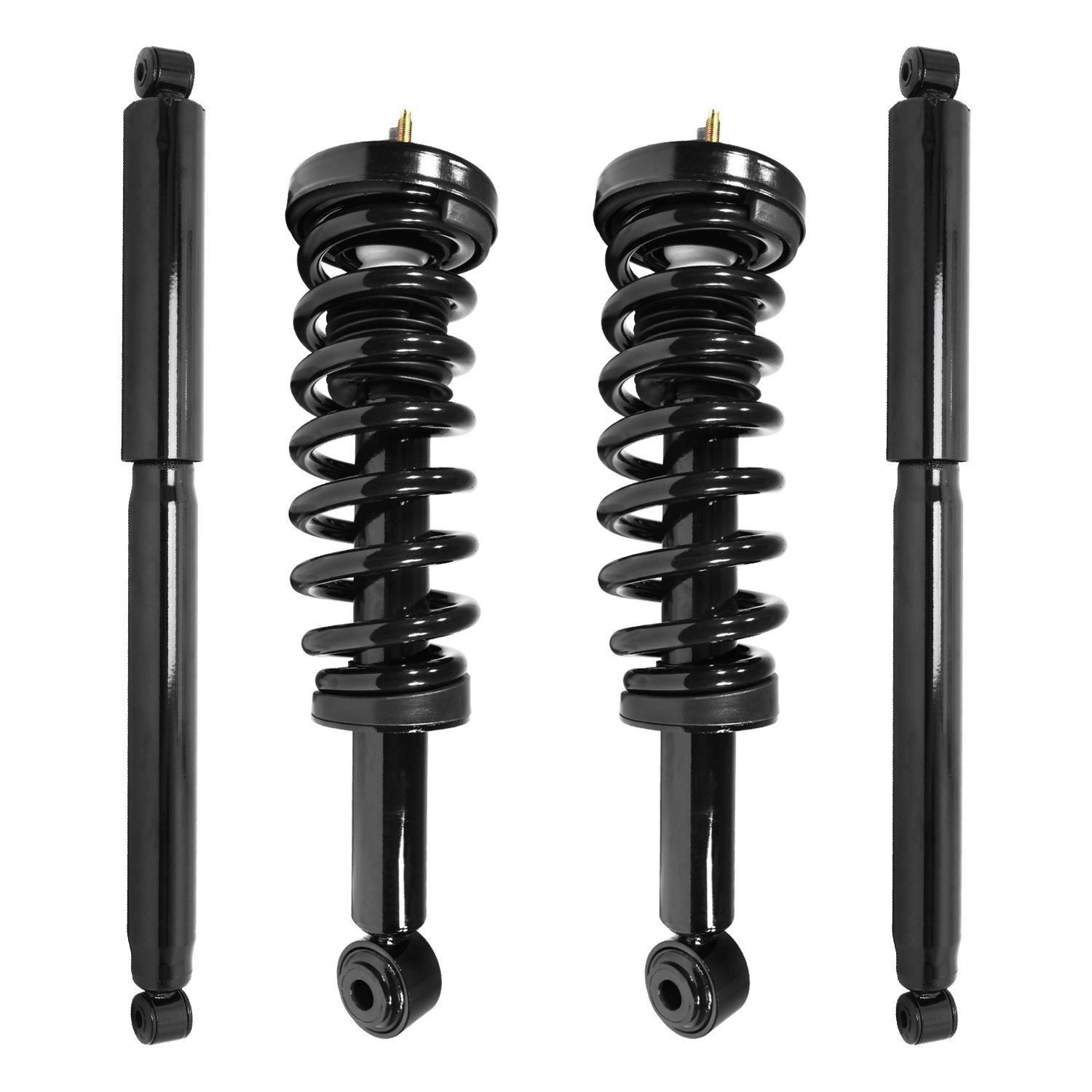 4-11306-252600-001 Front & Rear Suspension Strut & Coil Spring Assembly Fits Select Ford F-150
