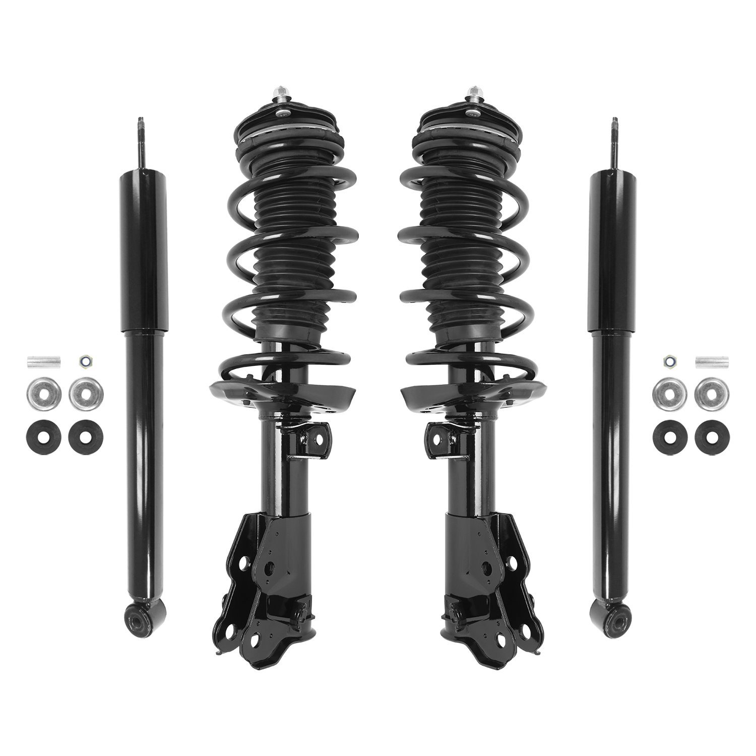 4-11327-253070-001 Front & Rear Suspension Strut & Coil Spring Assembly Fits Select Honda Civic