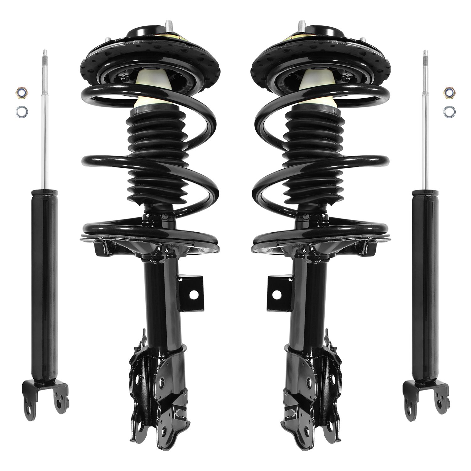 4-11333-255900-001 Front & Rear Suspension Strut & Coil Spring Assembly Fits Select Nissan Maxima