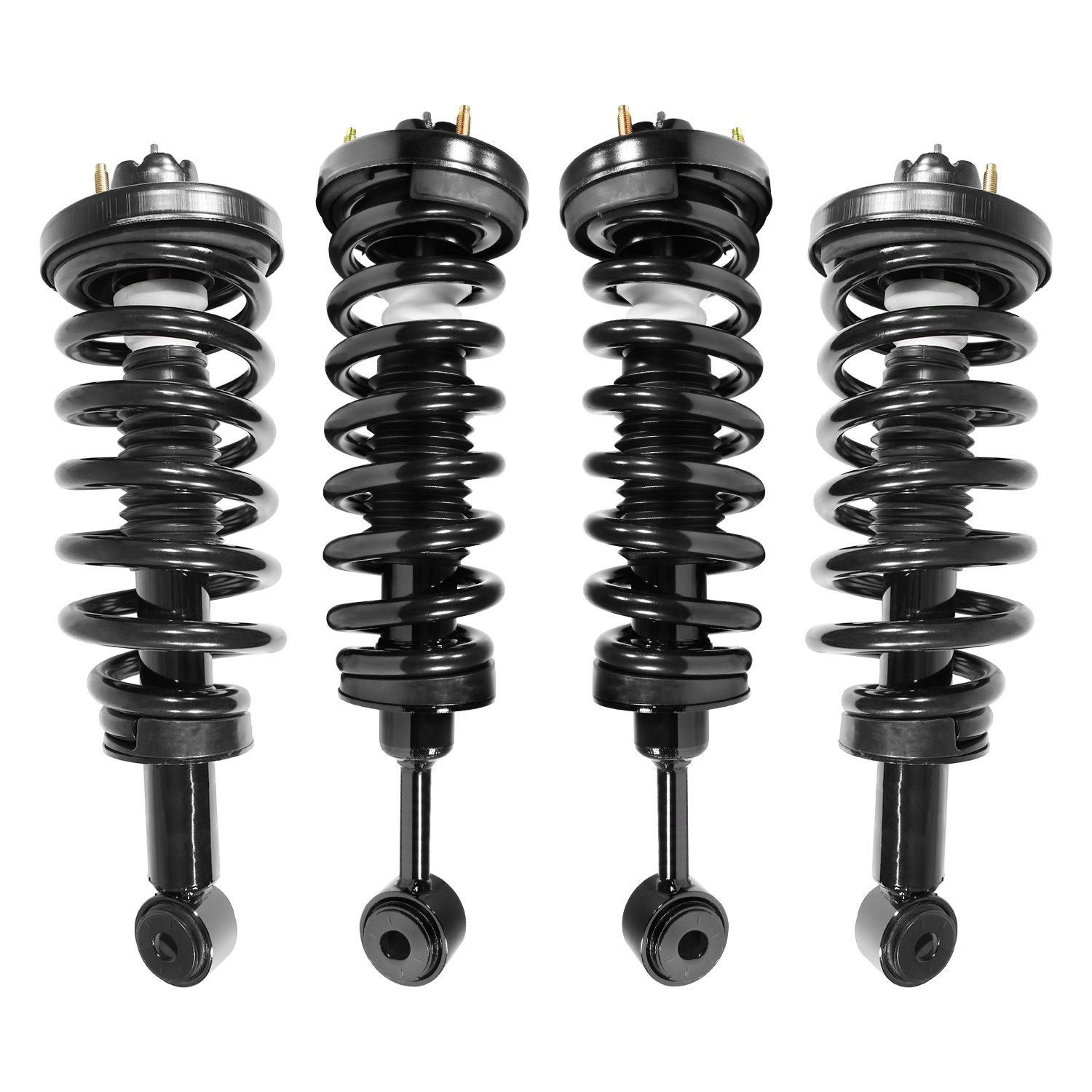 4-11380-15080-001 Front & Rear Suspension Strut & Coil Spring Assembly Kit Fits Select Ford Expedition, Lincoln Navigator