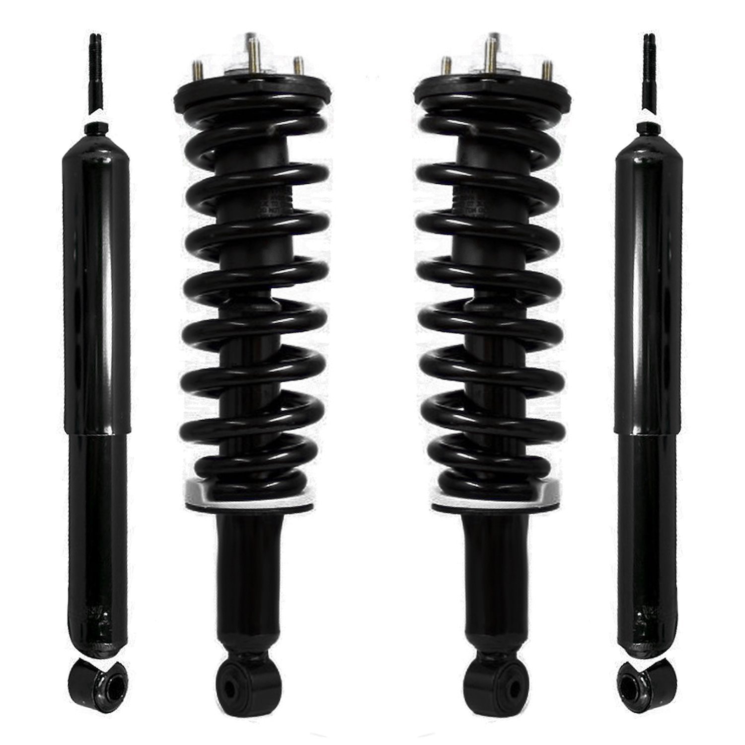 4-11381-254090-001 Front & Rear Suspension Strut & Coil Spring Assembly Fits Select Toyota Sequoia