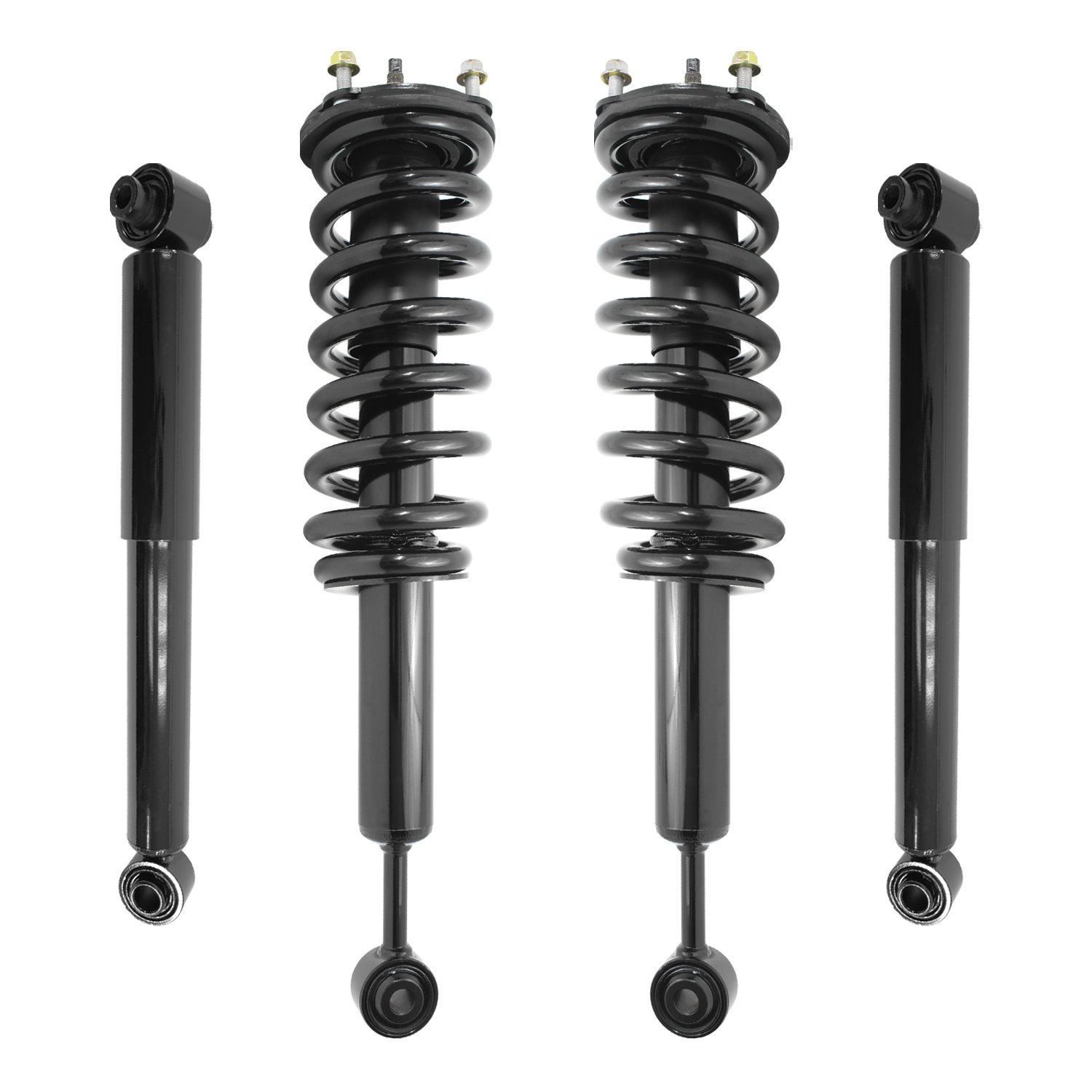 4-11383-254150-001 Front & Rear Suspension Strut & Coil Spring Assembly Fits Select Toyota Sequoia