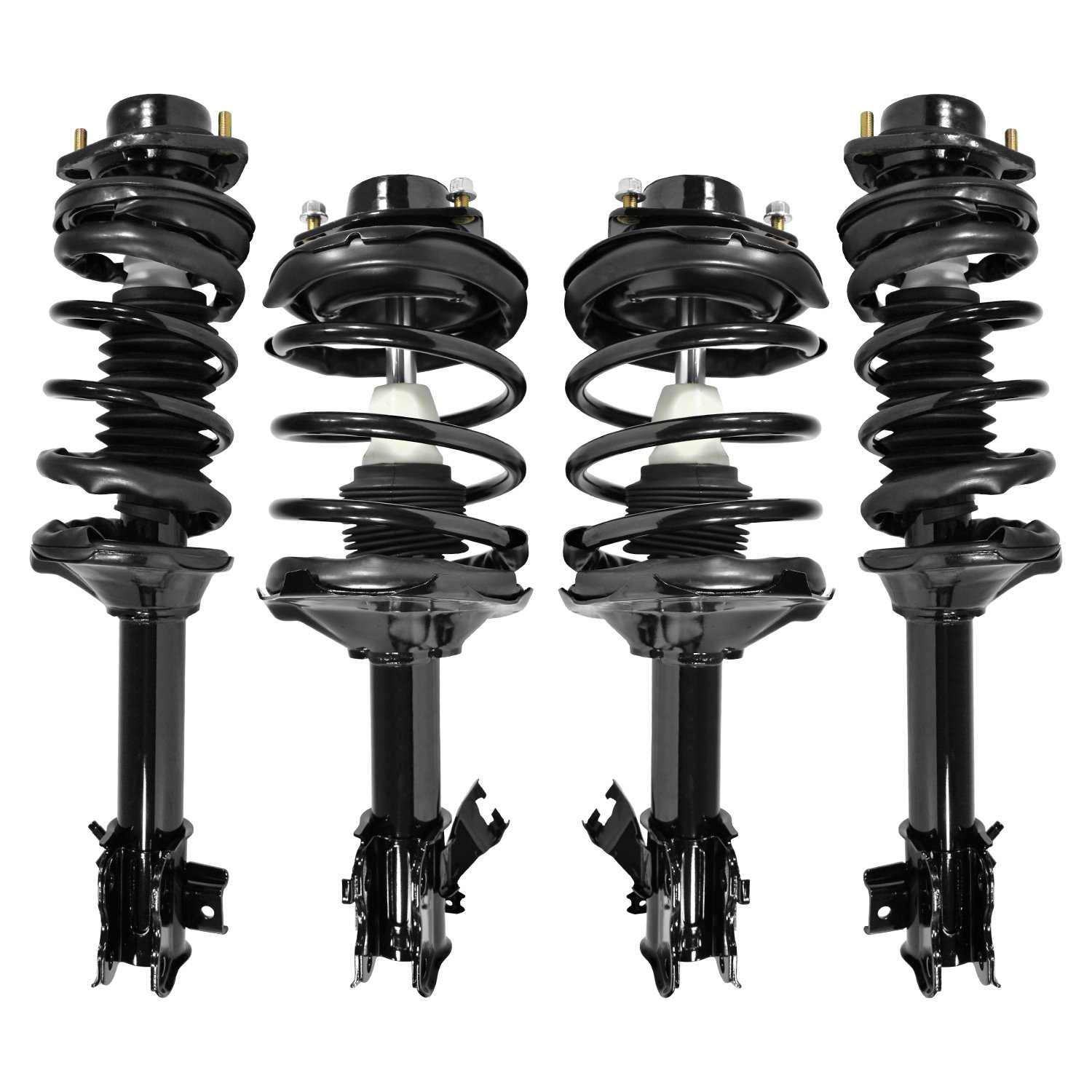 4-11391-15241-001 Front & Rear Suspension Strut & Coil Spring Assembly Kit Fits Select Nissan Altima