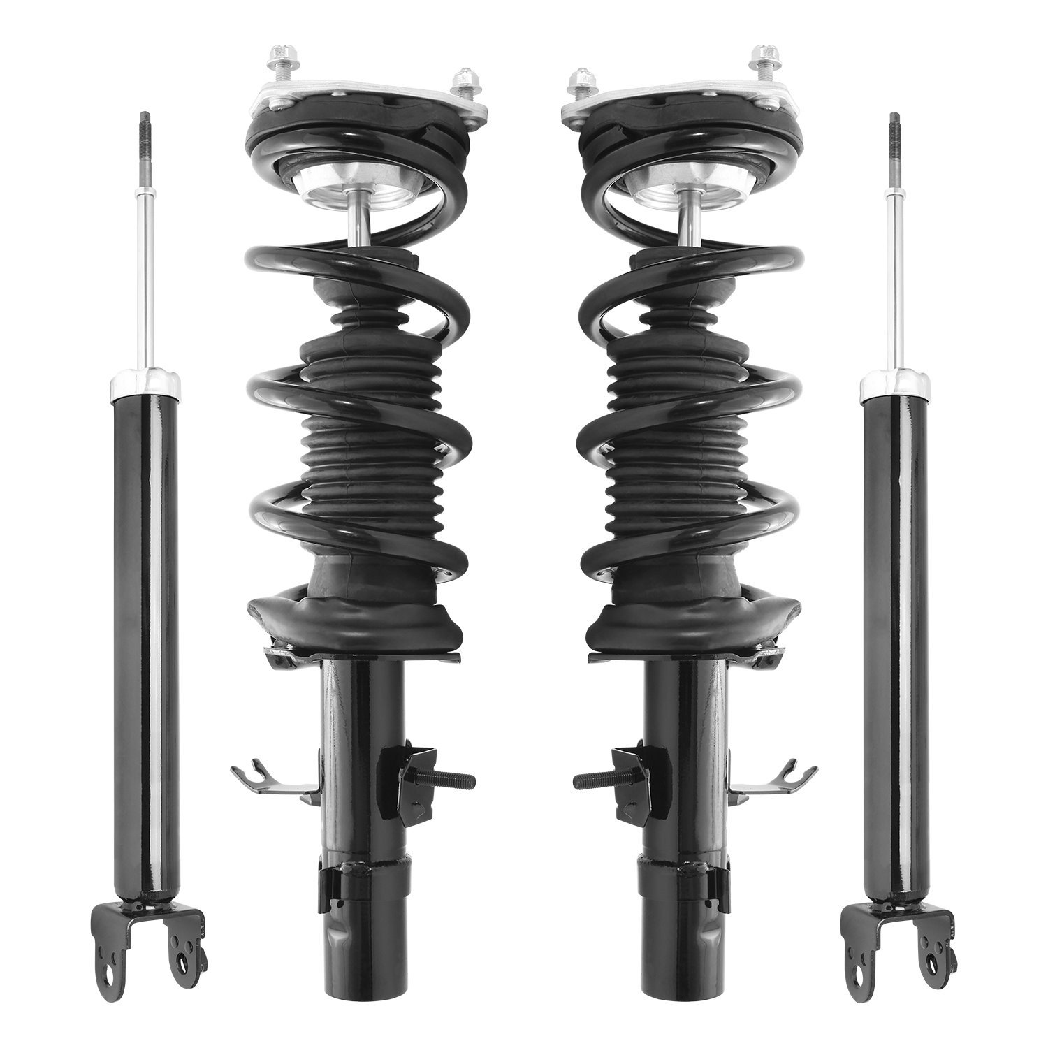 4-11407-255090-001 Front & Rear Suspension Strut & Coil Spring Assembly Fits Select Infiniti G37