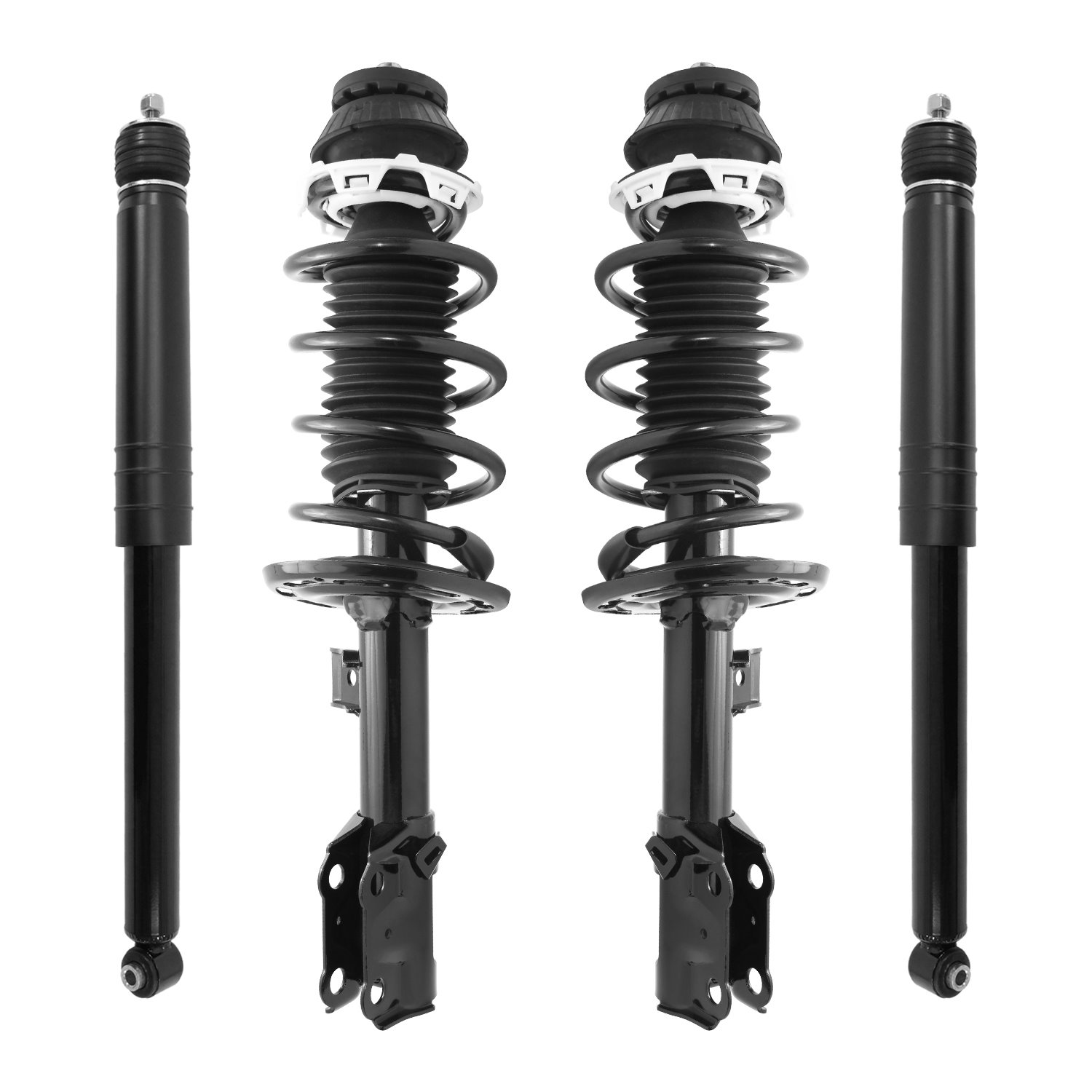 4-11411-250060-001 Front & Rear Suspension Strut & Coil Spring Assembly Fits Select Honda Fit