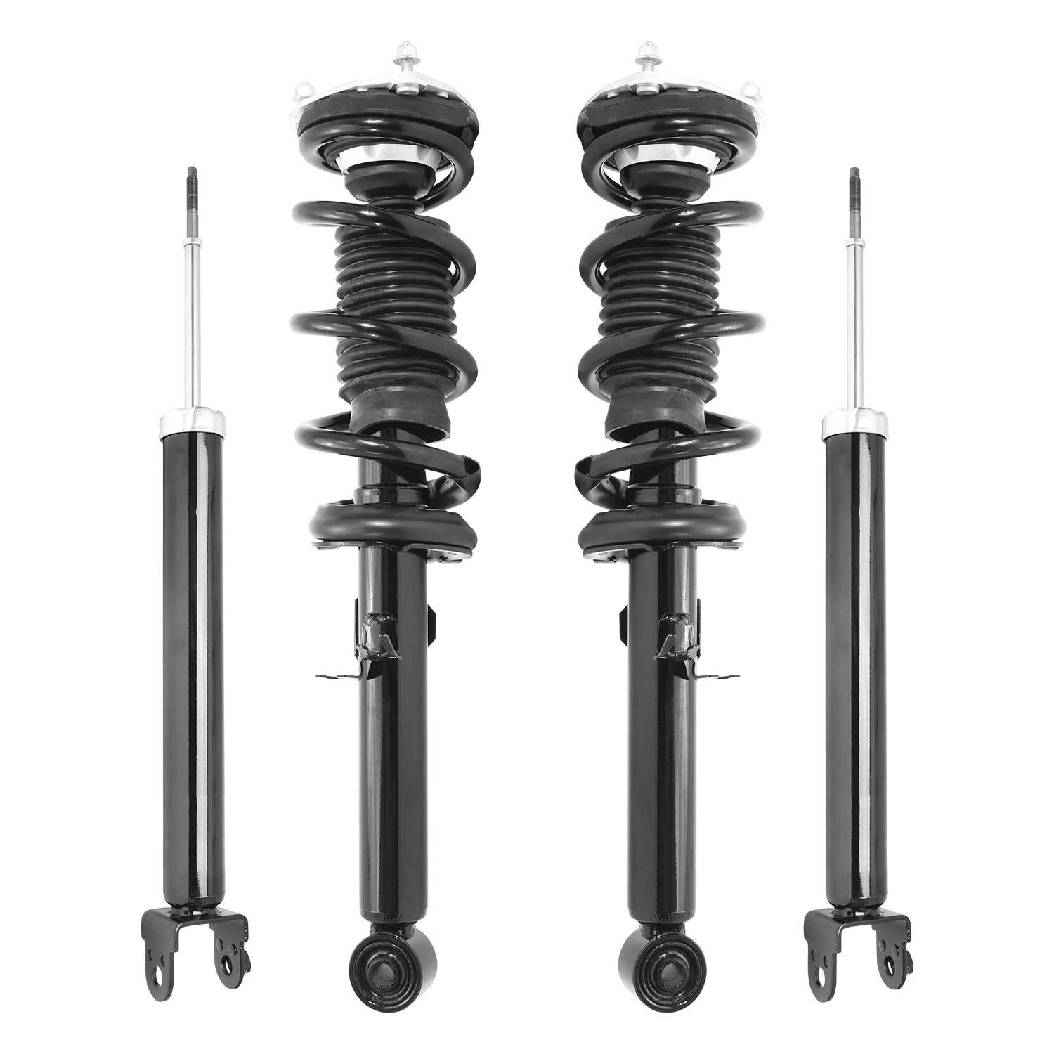 4-11413-255090-001 Front & Rear Suspension Strut & Coil Spring Assembly Fits Select Infiniti