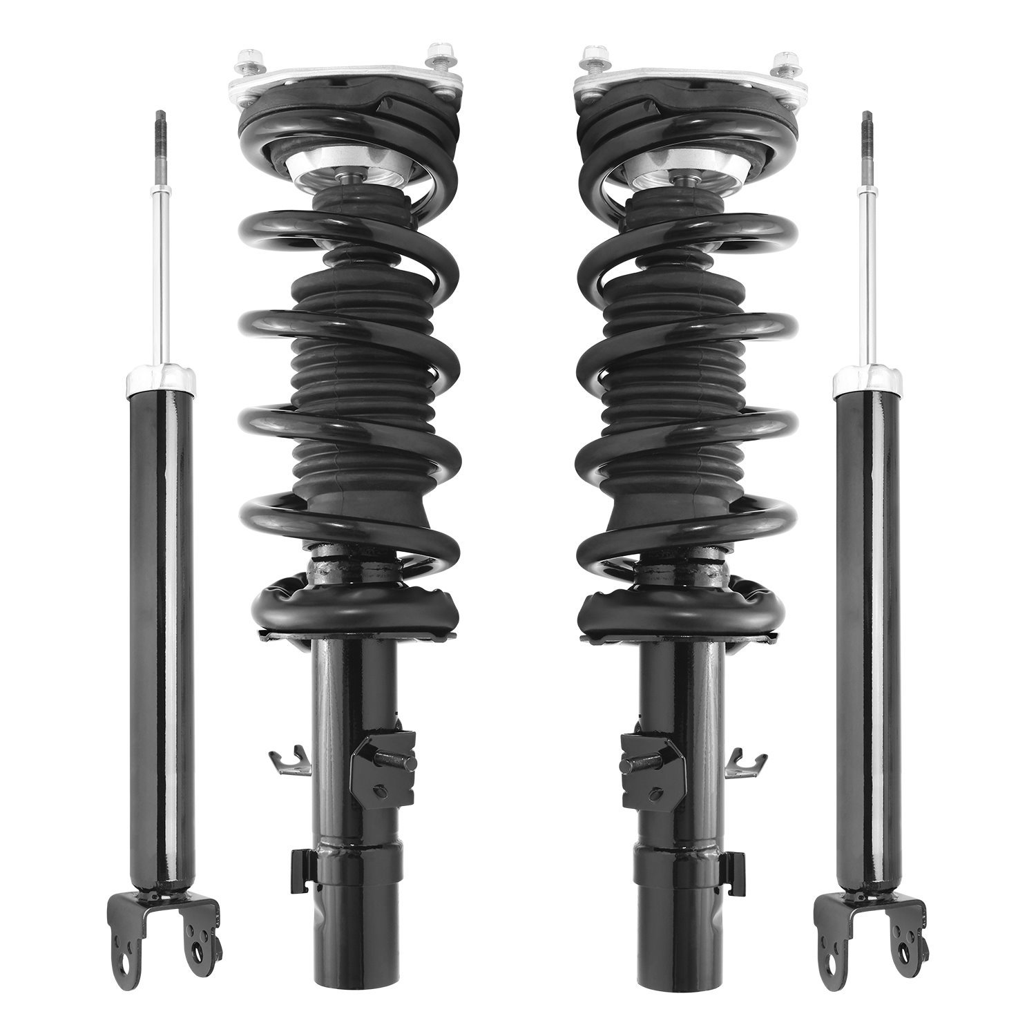 4-11415-255090-001 Front & Rear Suspension Strut & Coil Spring Assembly Fits Select Infiniti