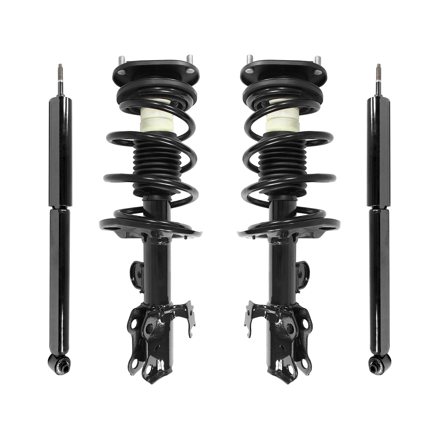 4-11421-259360-001 Front & Rear Suspension Strut & Coil Spring Assembly Fits Select Scion xB