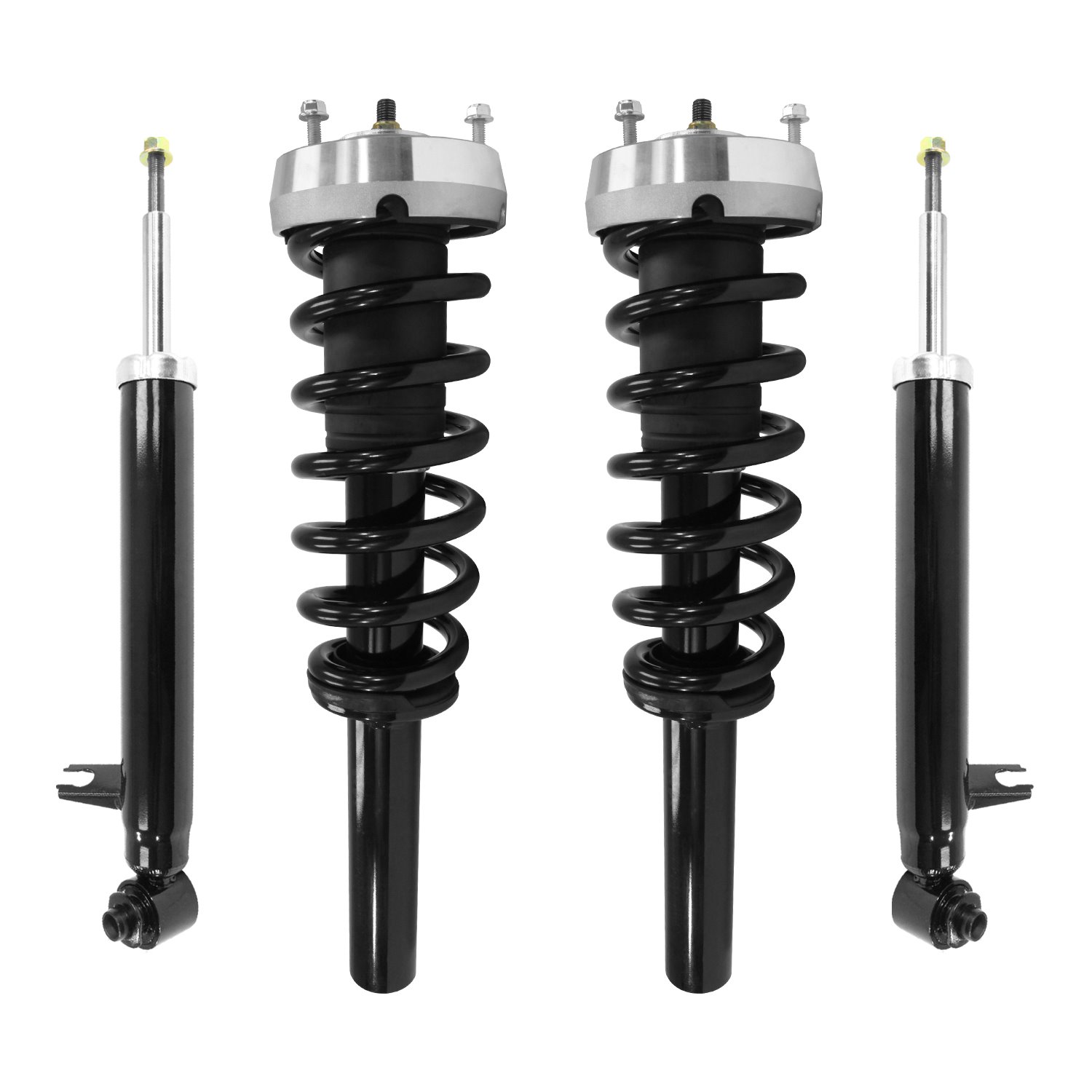 4-11425-257121-001 Front & Rear Suspension Strut & Coil Spring Assembly Fits Select BMW X5, BMW X6