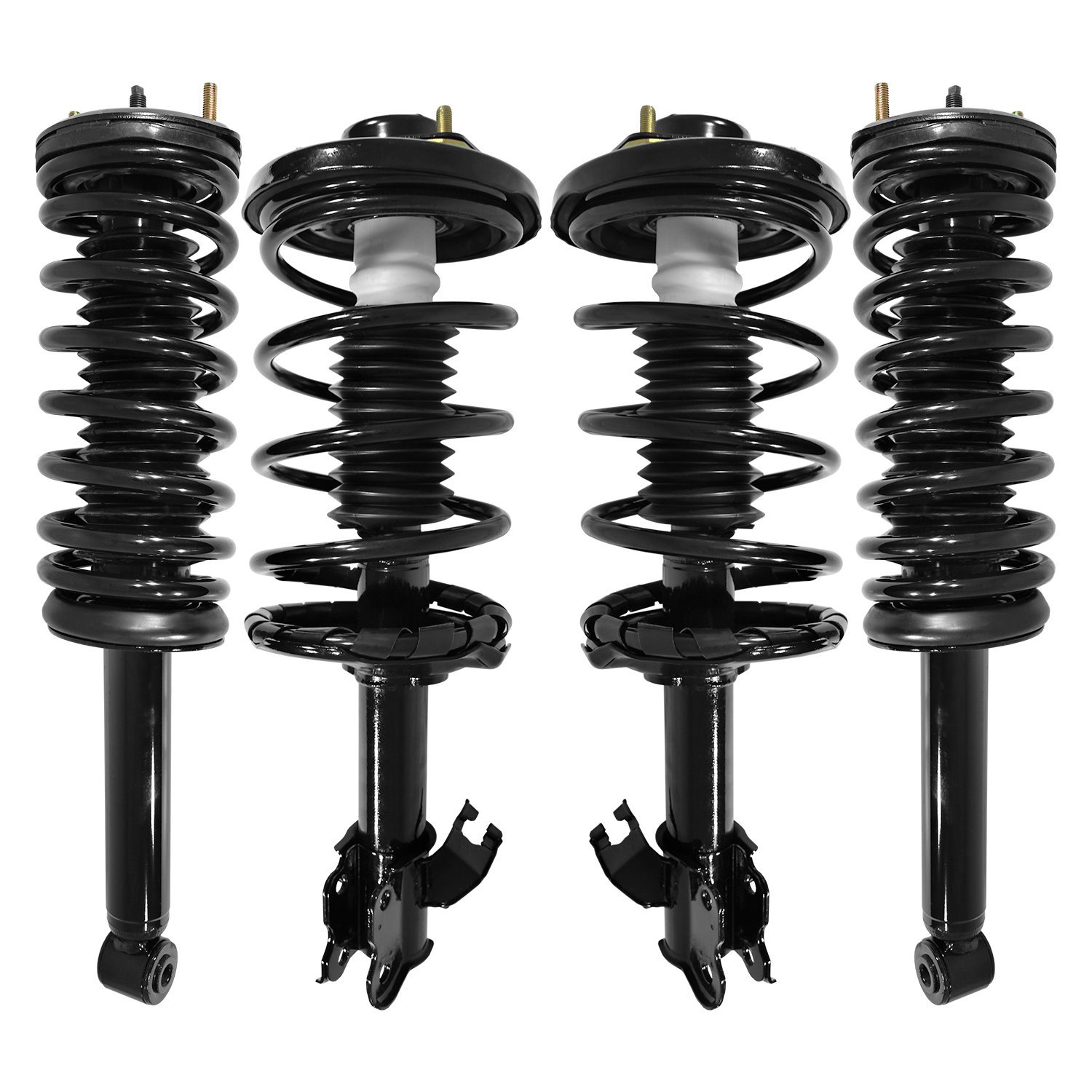 4-11431-15270-001 Front & Rear Suspension Strut & Coil Spring Assembly Kit Fits Select Nissan Maxima, Infiniti I30