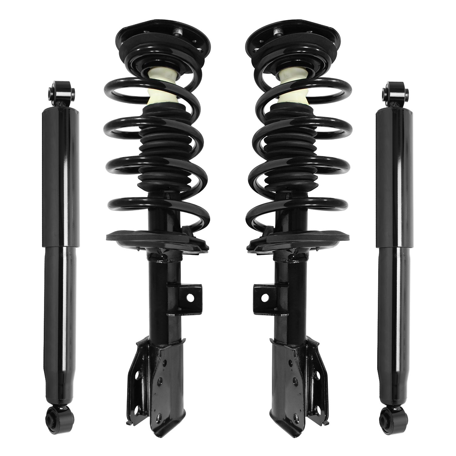 4-11463-251140-001 Front & Rear Suspension Strut & Coil Spring Assembly Fits Select GM