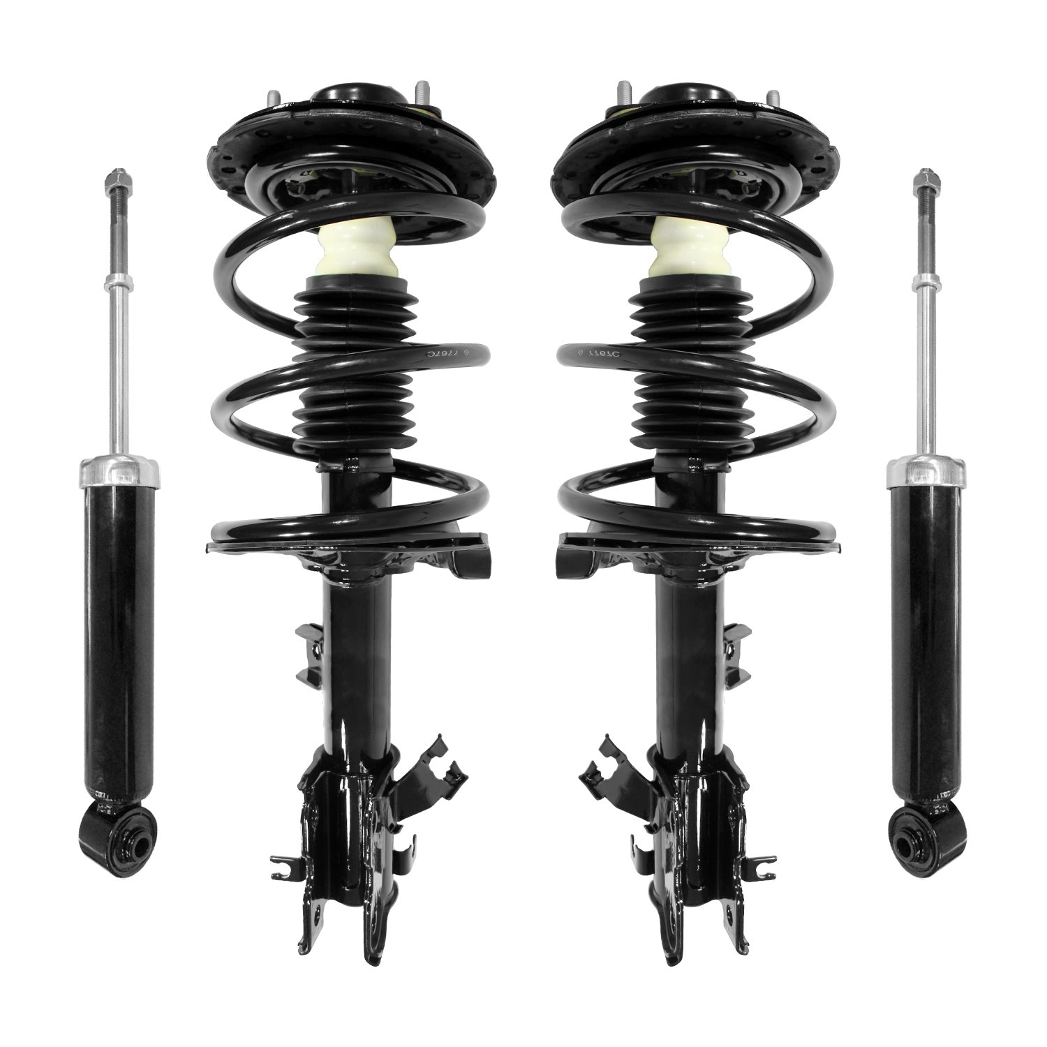 4-11475-255610-001 Front & Rear Suspension Strut & Coil Spring Assembly Fits Select Nissan Quest