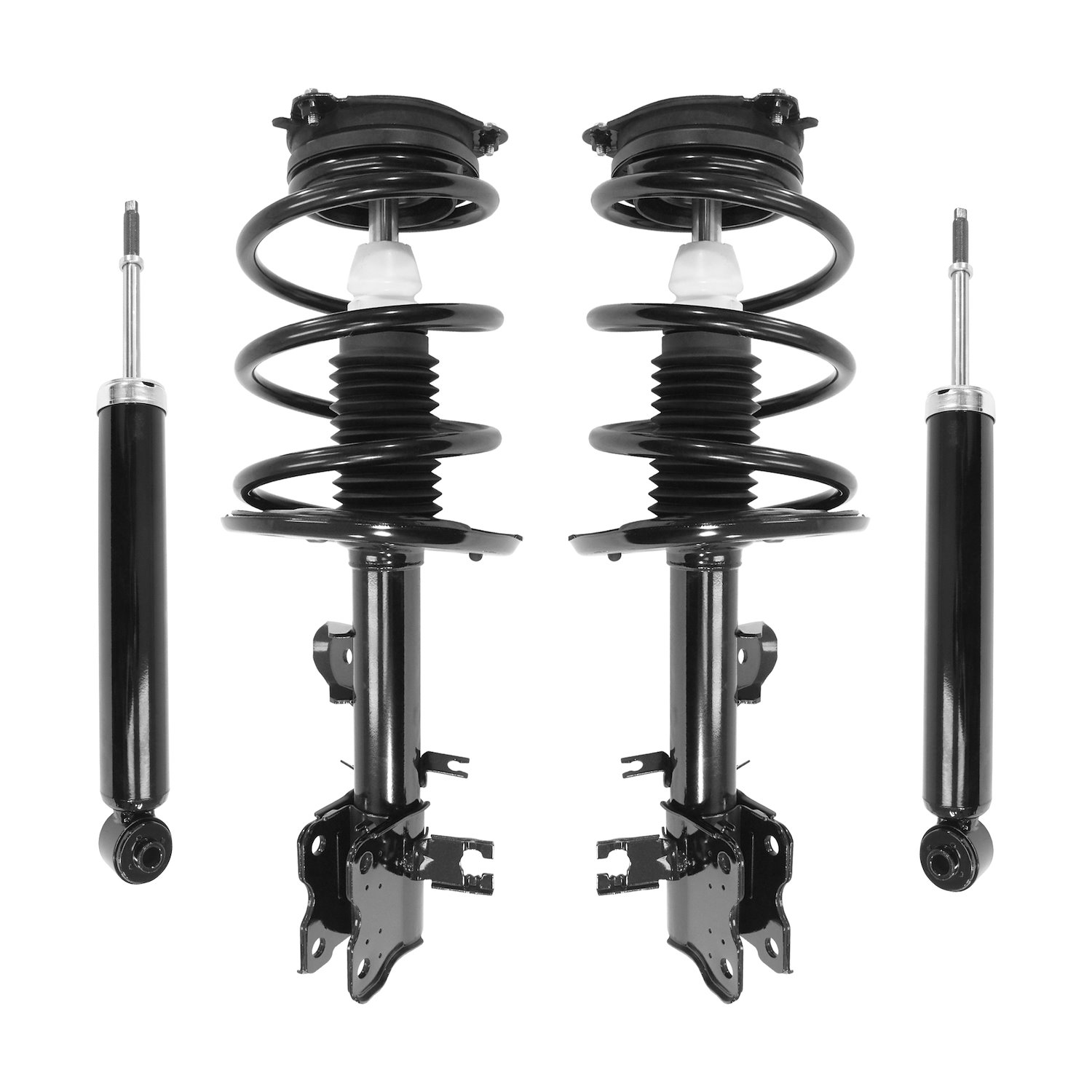 4-11487-255430-001 Front & Rear Suspension Strut & Coil Spring Assembly Fits Select Nissan Quest