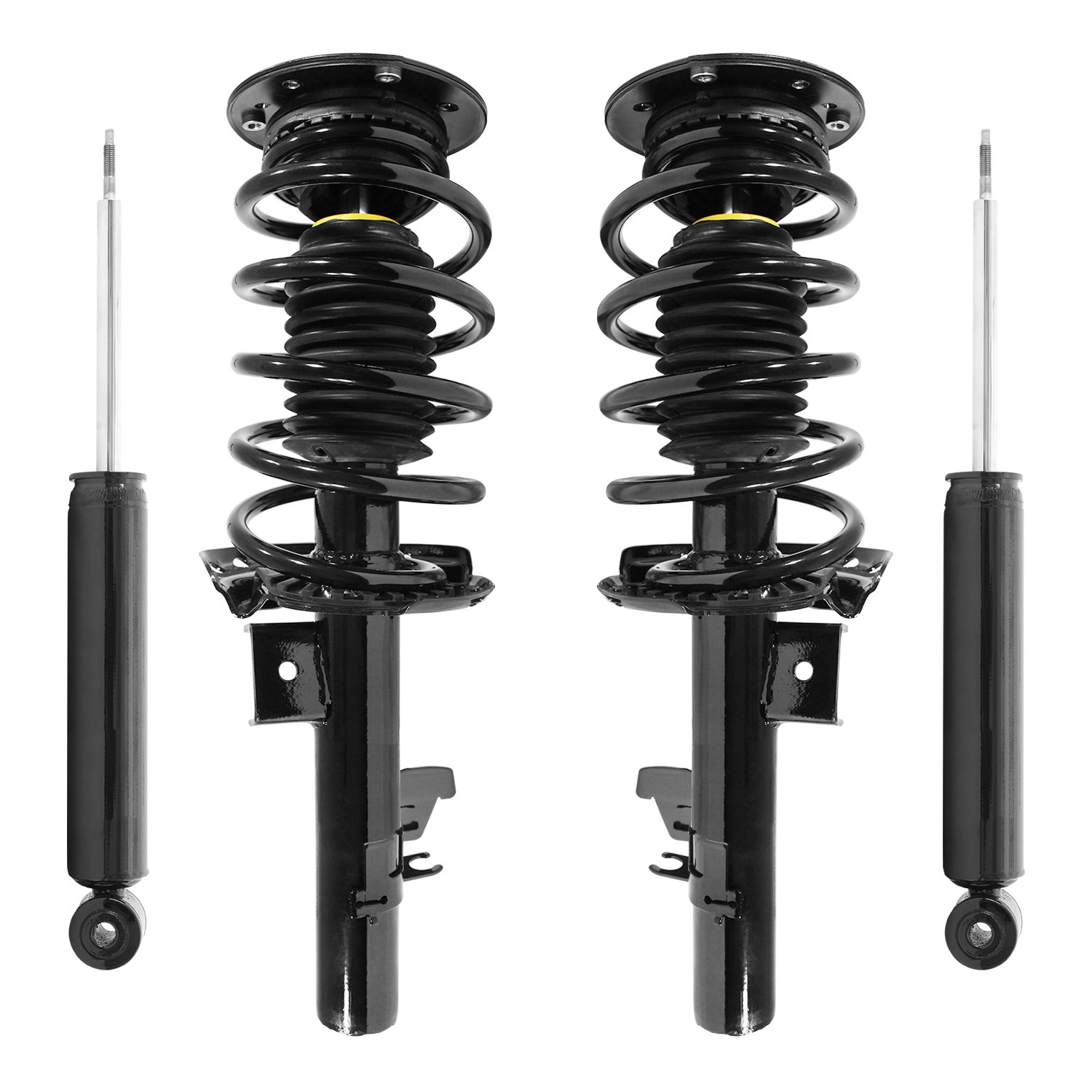 4-11493-259310-001 Front & Rear Suspension Strut & Coil Spring Assembly Fits Select Volvo S80