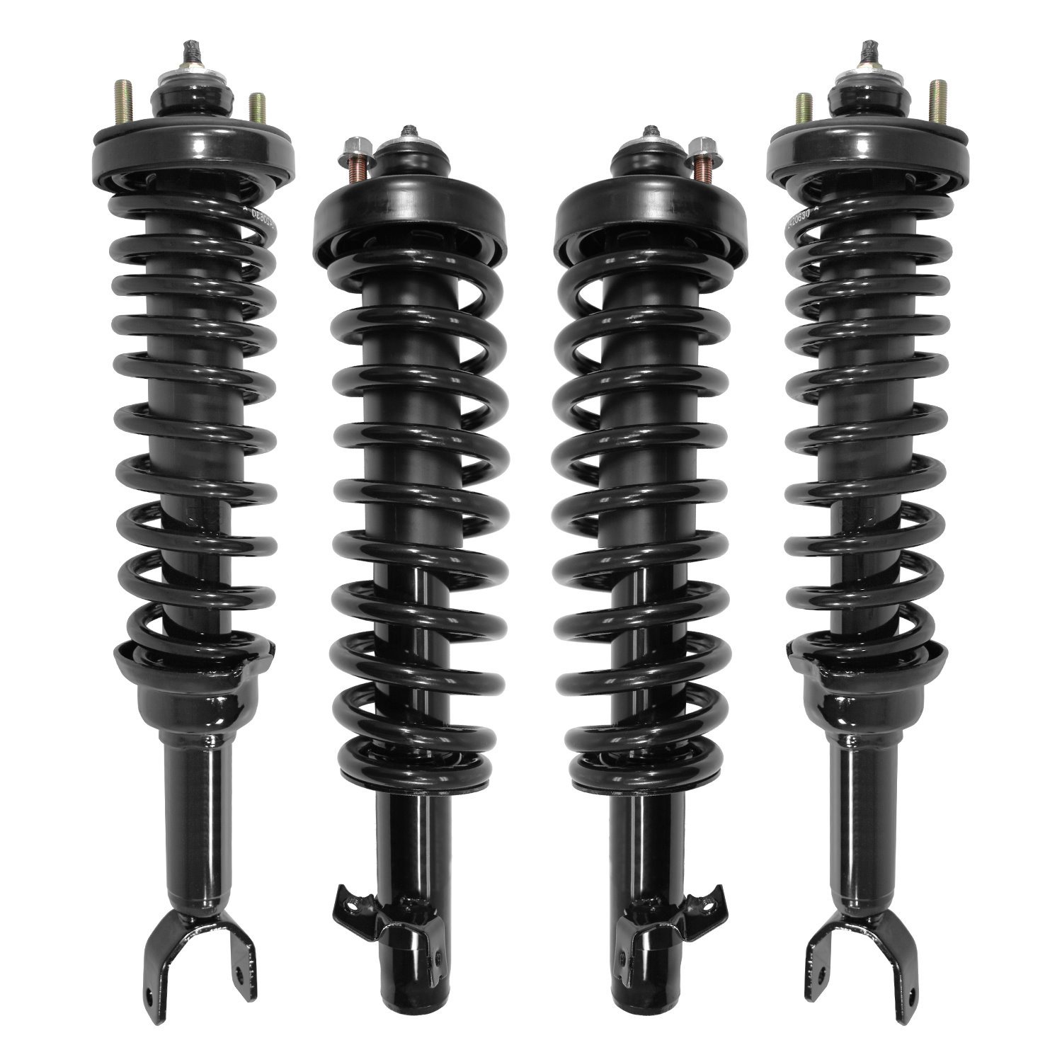 4-11541-15330-001 Front & Rear Suspension Strut & Coil Spring Assembly Kit Fits Select Acura Integra, Honda Civic