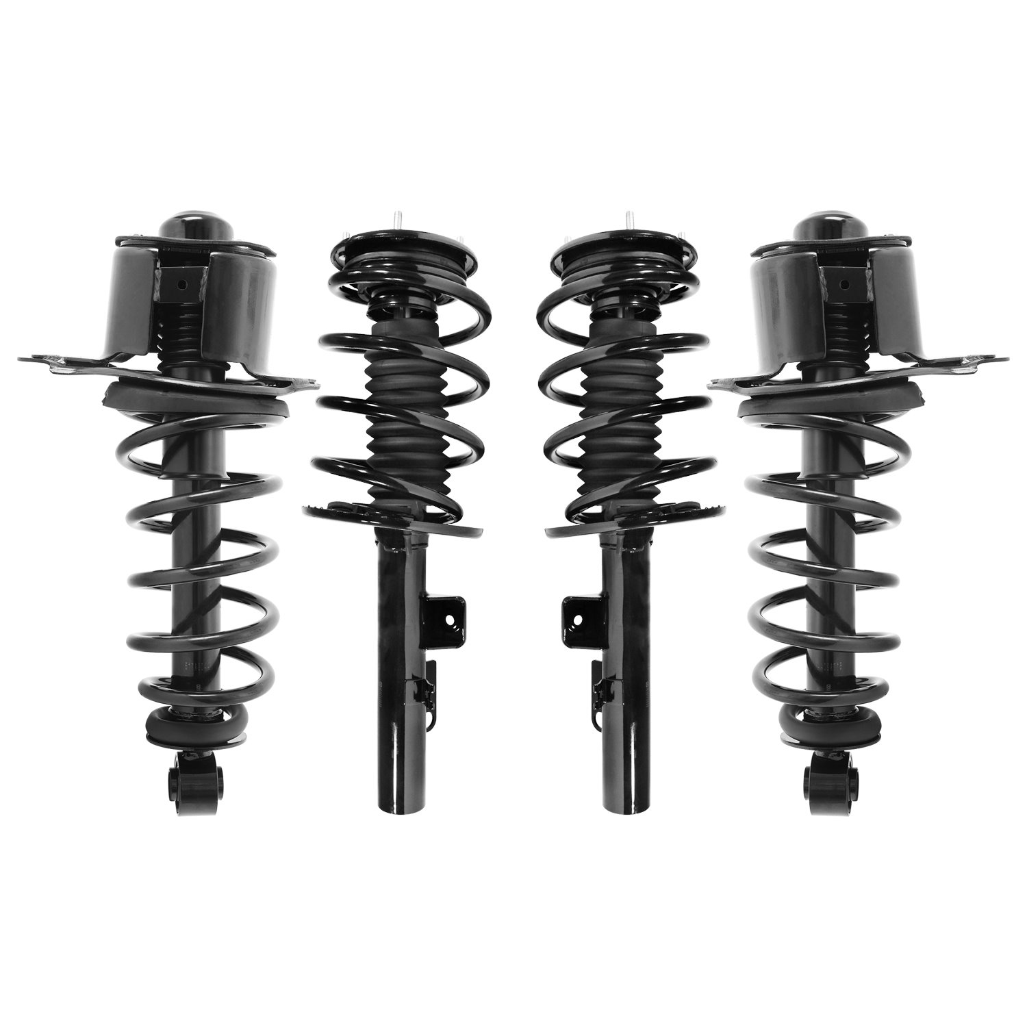 4-11543-15043-001 Front & Rear Suspension Strut & Coil Spring Assembly Kit Fits Select Ford Taurus, Mercury Sable