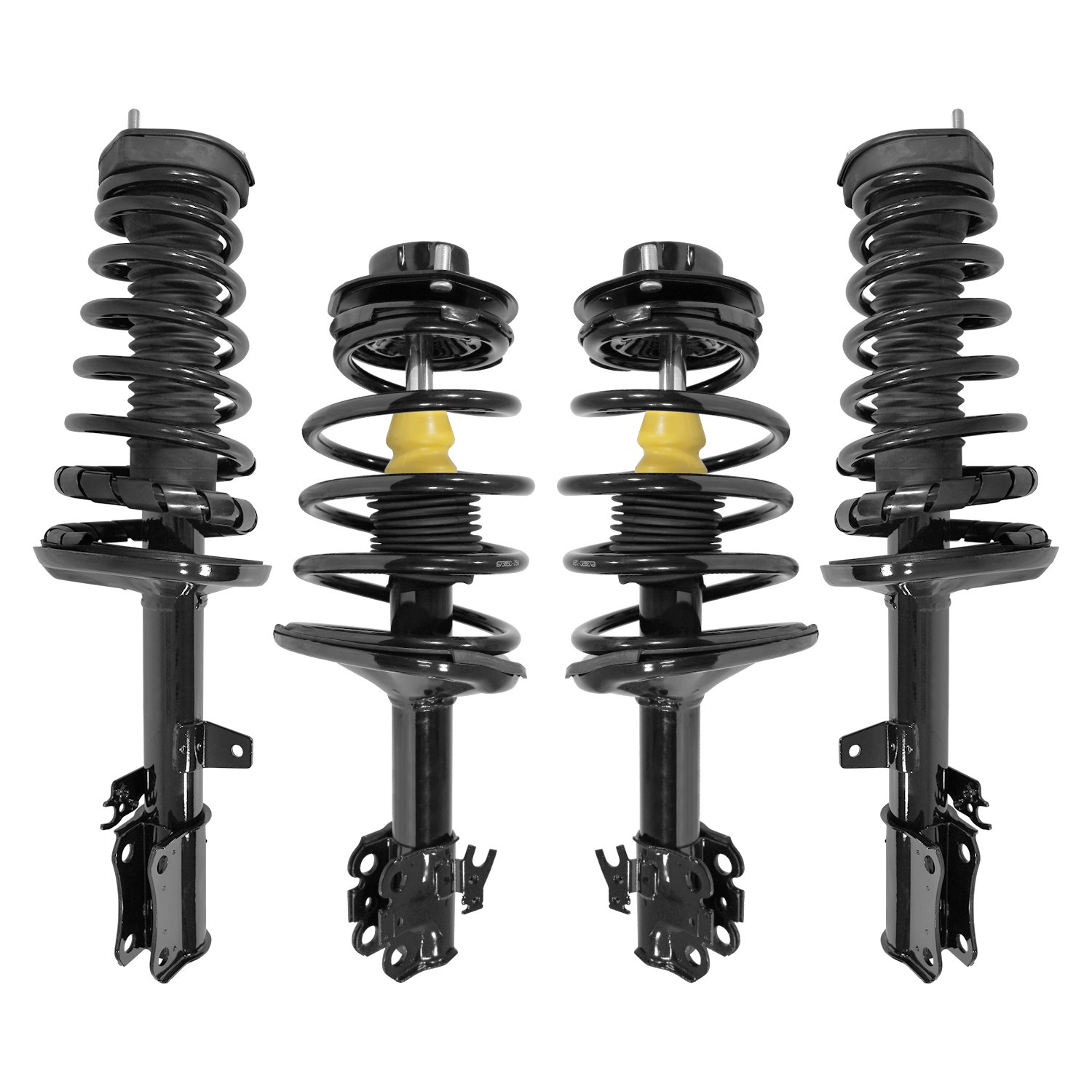 4-11551-15321-001 Front & Rear Suspension Strut & Coil Spring Assembly Kit Fits Select Toyota Camry