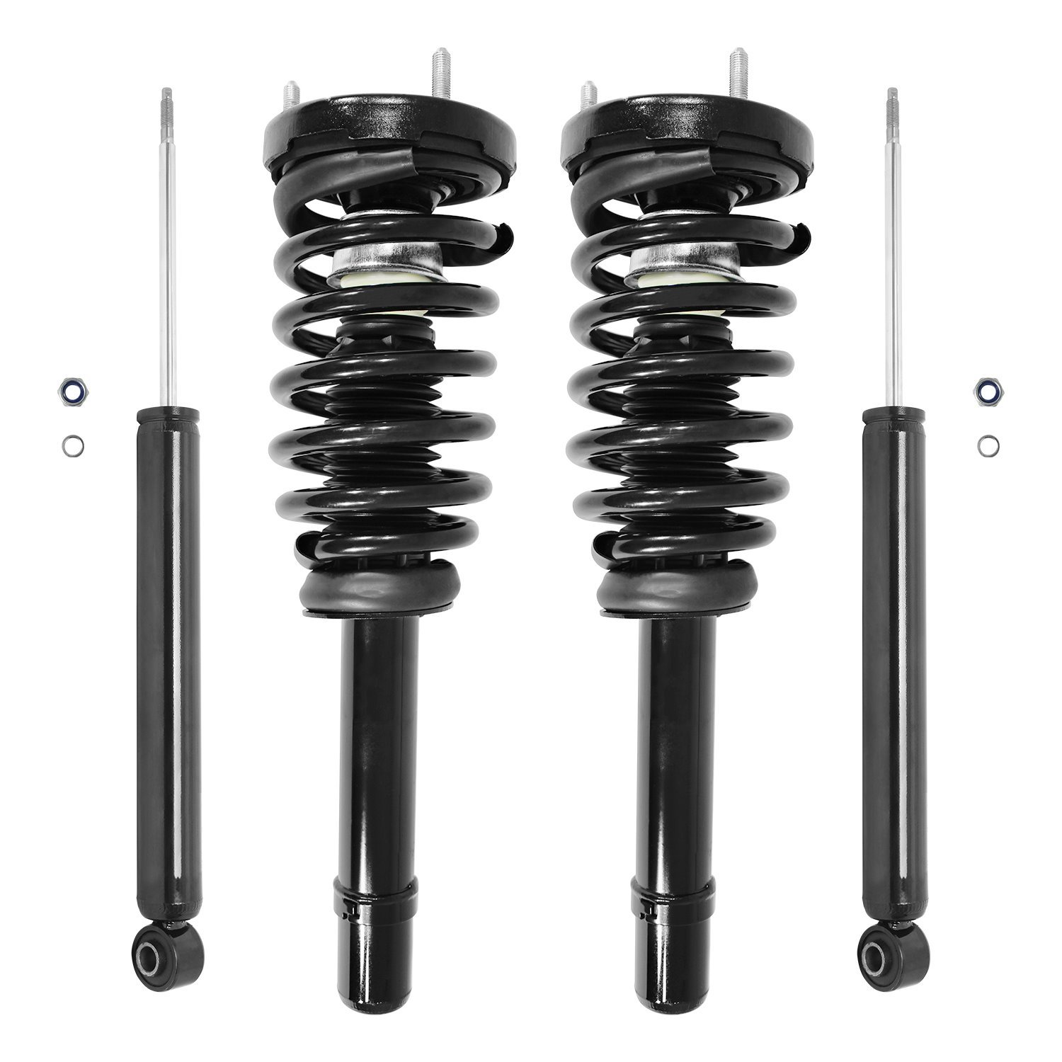 4-11560-259810-001 Front & Rear Suspension Strut & Coil Spring Assembly Fits Select Hyundai Sonata, Hyundai Azera