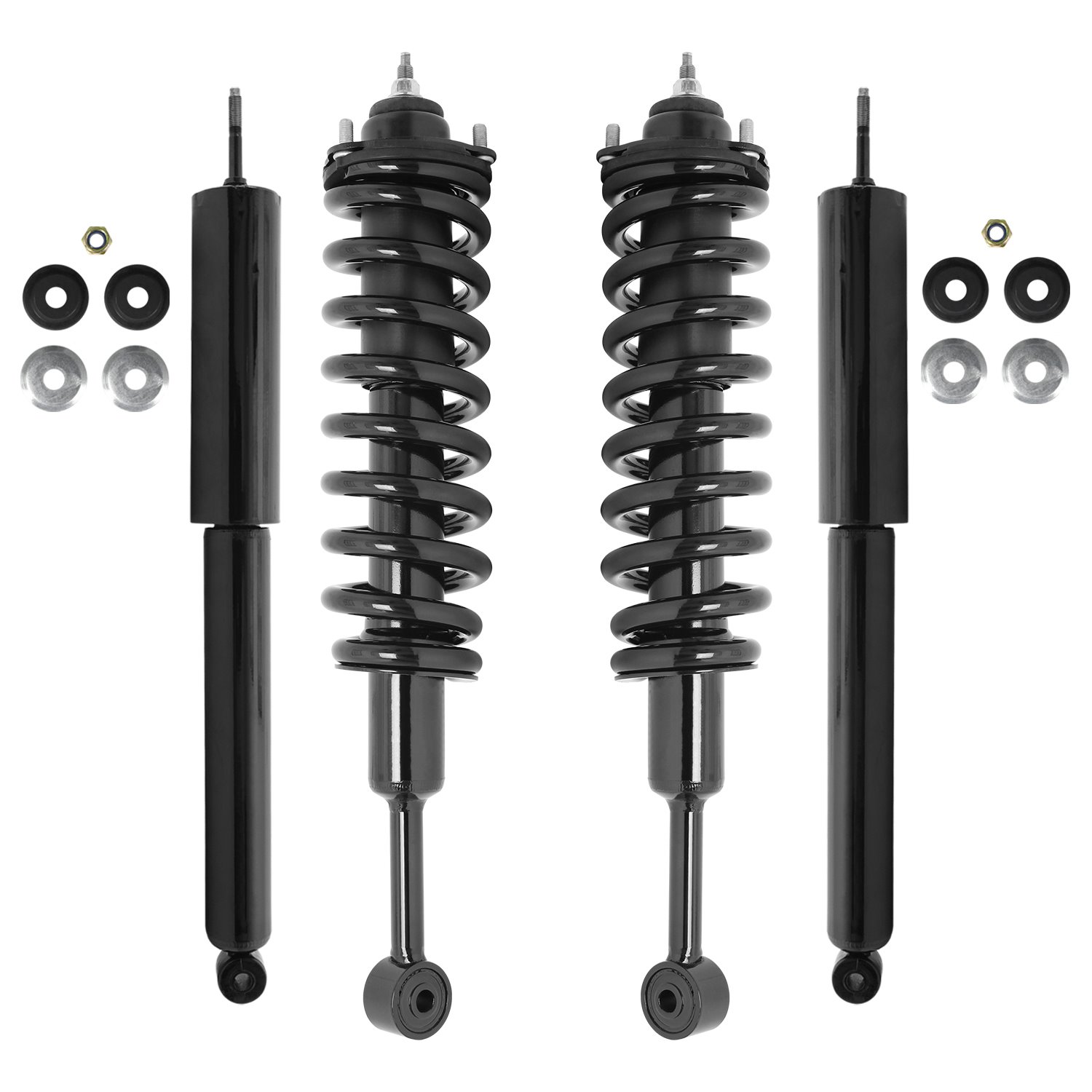 4-11563-254070-001 Front & Rear Suspension Strut & Coil Spring Assembly Fits Select Toyota Tacoma