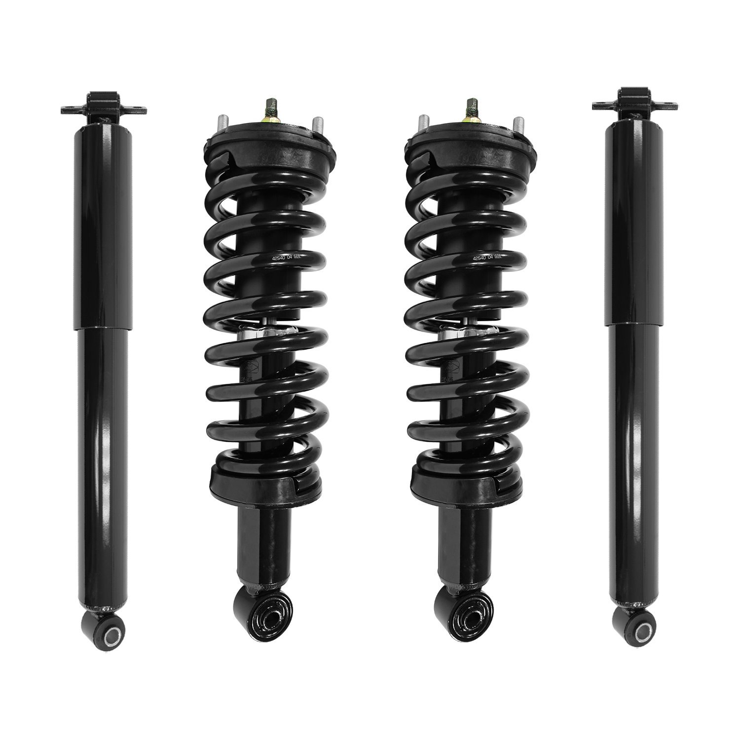 4-11570-251260-001 Front & Rear Suspension Strut & Coil Spring Assembly Fits Select GM