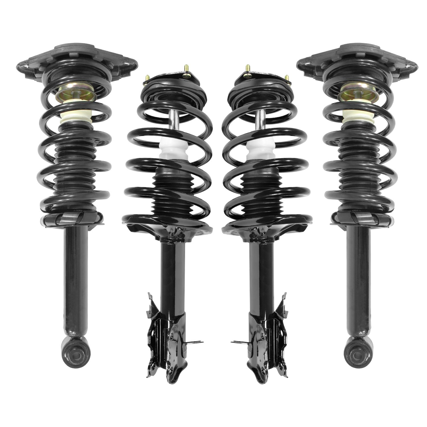 4-11571-15350-001 Front & Rear Suspension Strut & Coil Spring Assembly Kit Fits Select Nissan Sentra
