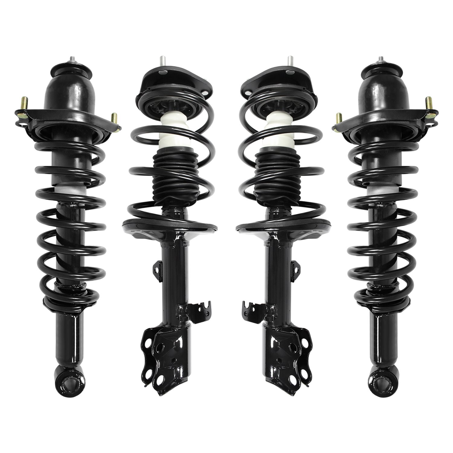 4-11573-15063-001 Front & Rear Suspension Strut & Coil Spring Assembly Kit Fits Select Pontiac/Toyota