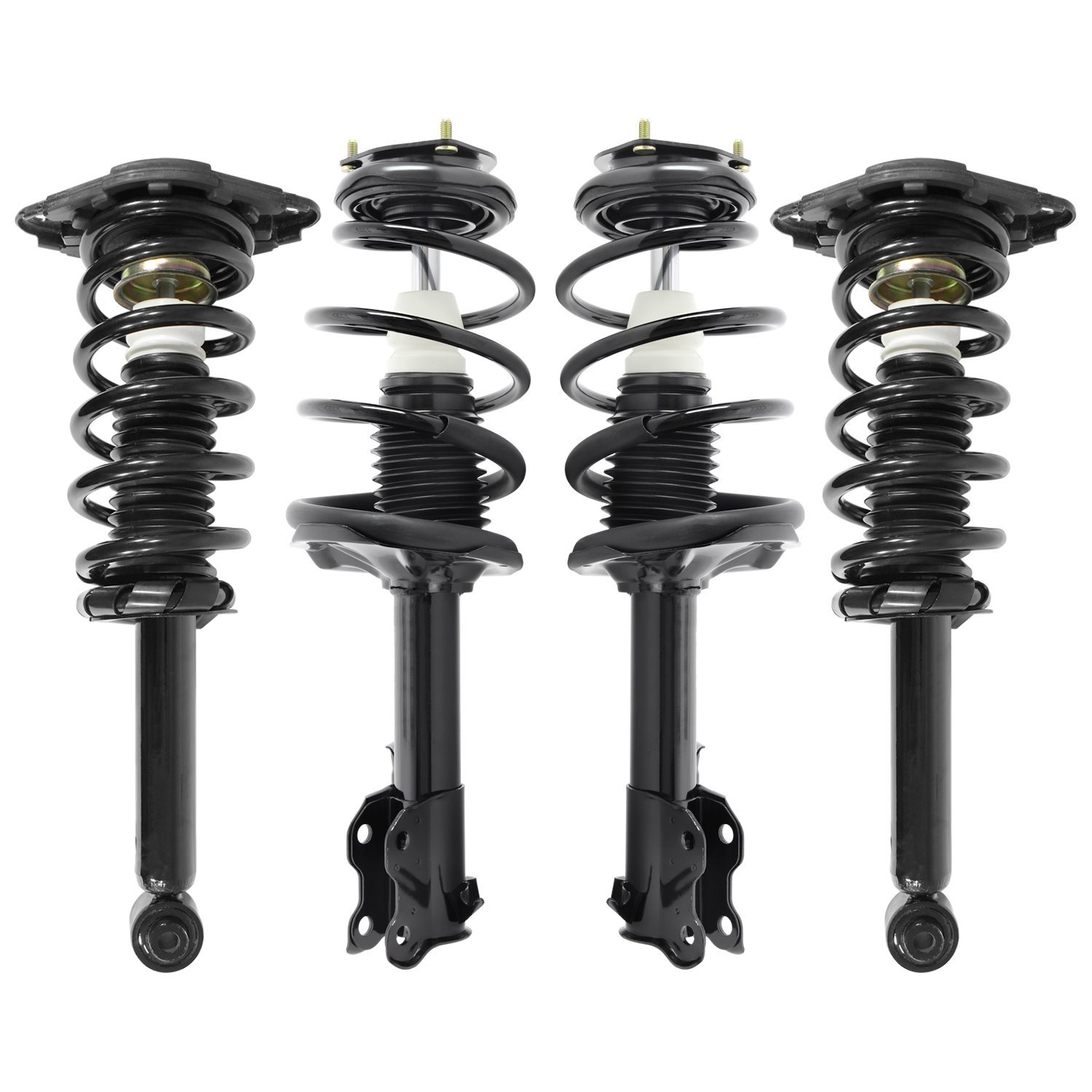 4-11575-15350-001 Front & Rear Suspension Strut & Coil Spring Assembly Kit Fits Select Nissan Sentra