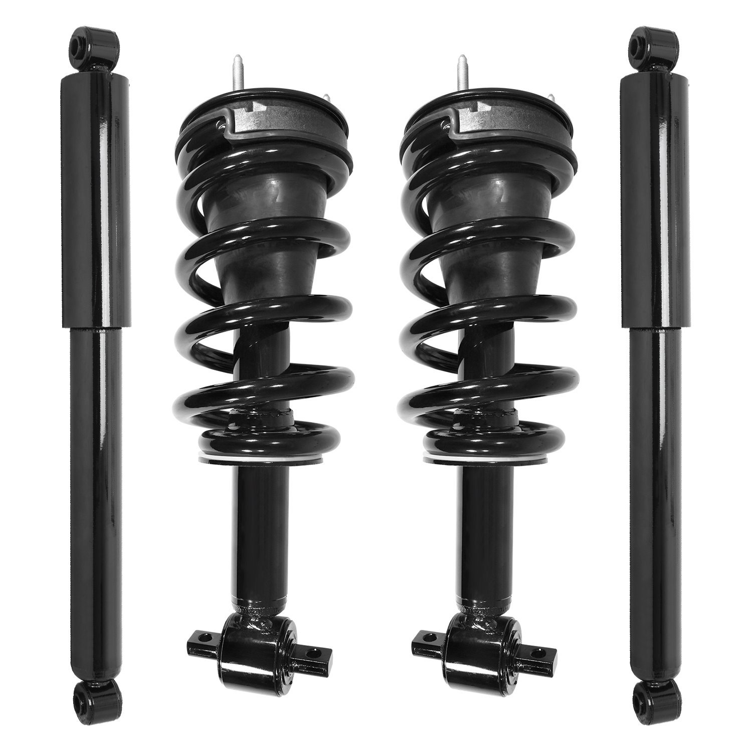 4-11590-251400-001 Front & Rear Suspension Strut & Coil Spring Assembly Fits Select GM