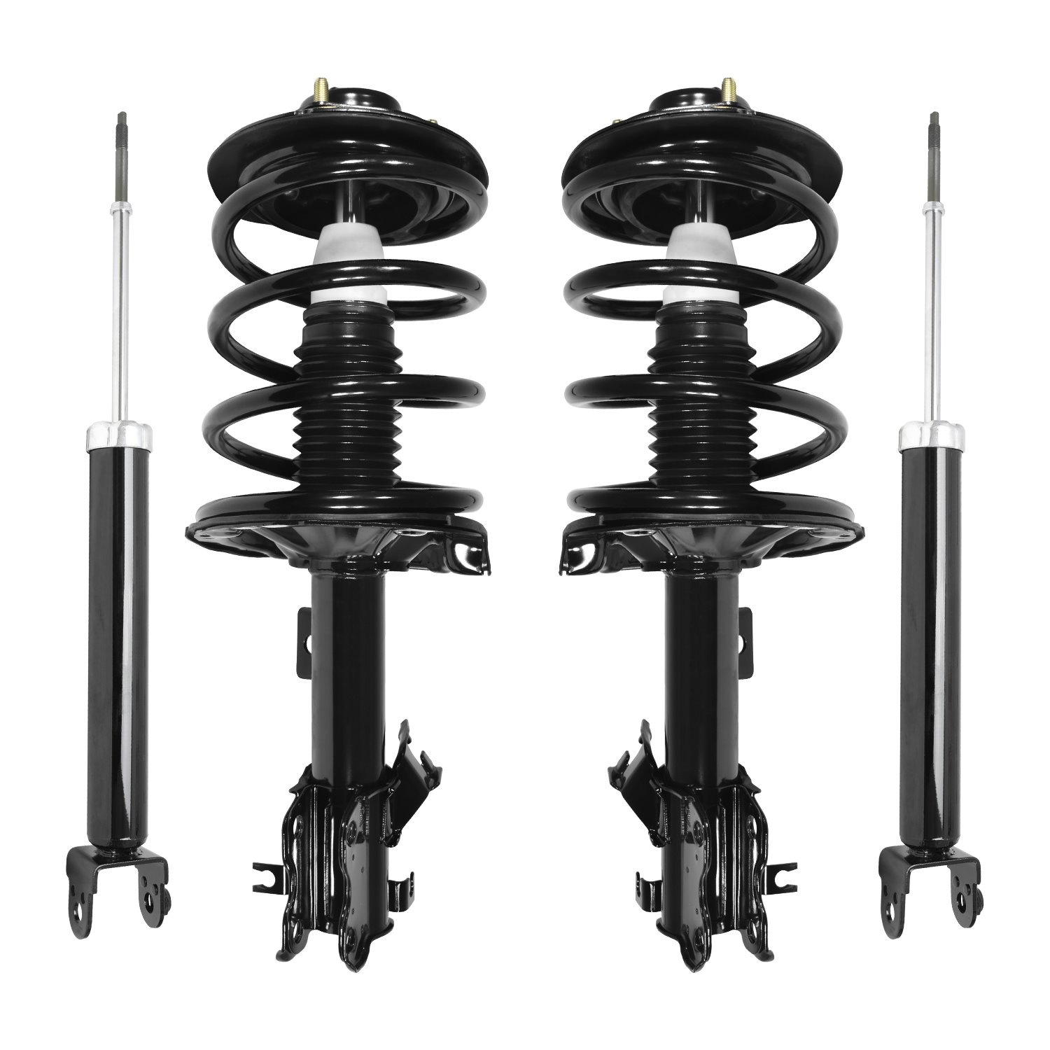 4-11591-255010-001 Front & Rear Suspension Strut & Coil Spring Assembly Fits Select Nissan Altima