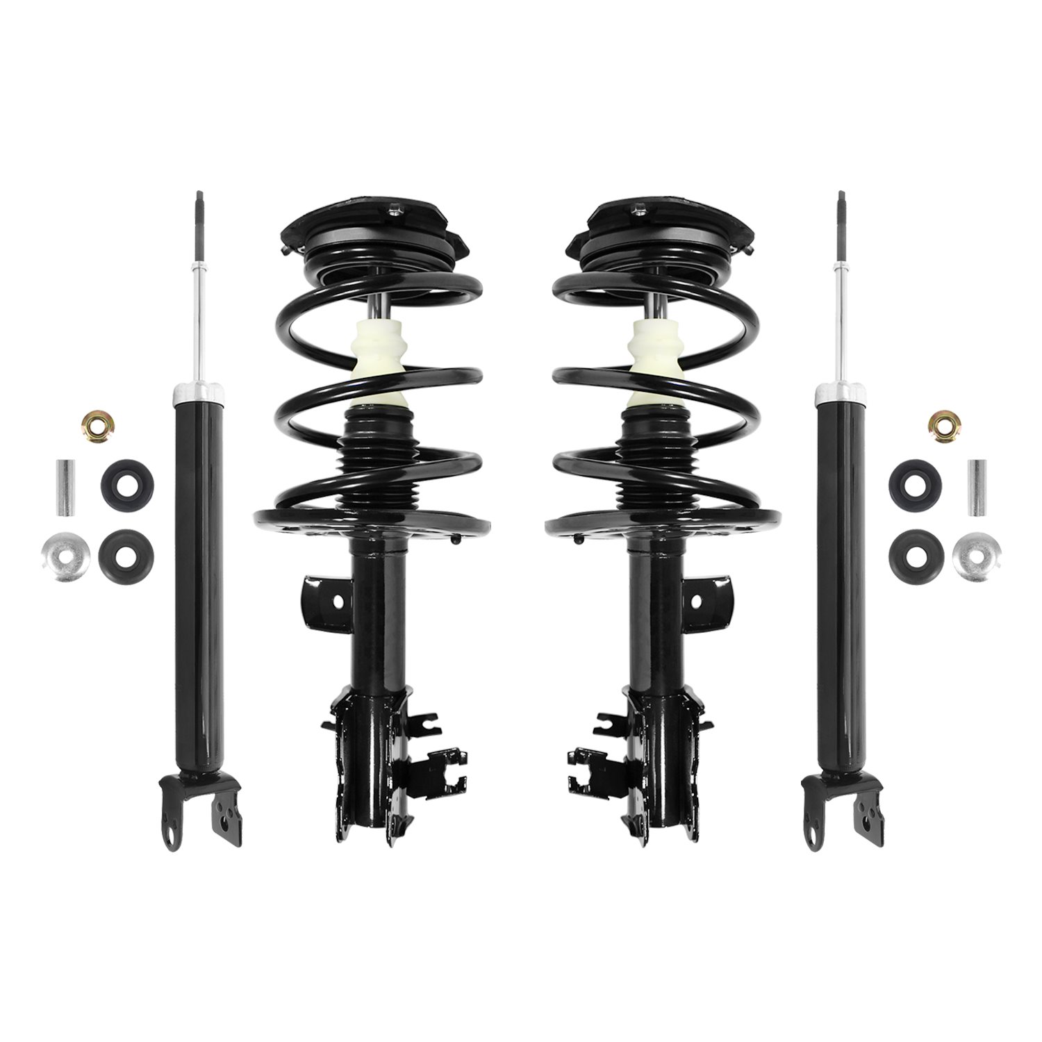 4-11595-255030-001 Front & Rear Suspension Strut & Coil Spring Assembly Fits Select Nissan Altima
