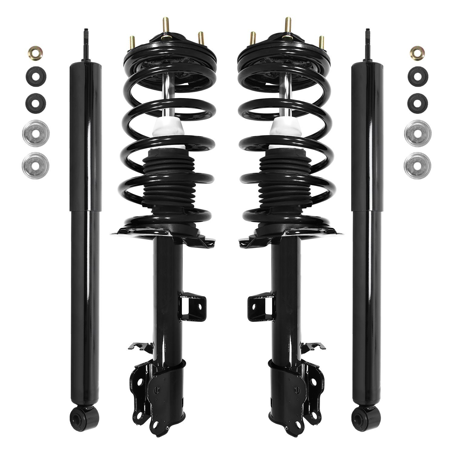 4-11621-252010-001 Front & Rear Suspension Strut & Coil Spring Assembly Fits Select Ford/Mercury/Mazda