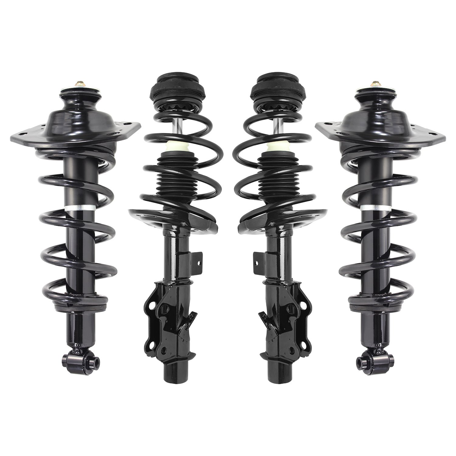 4-11625-15203-001 Front & Rear Suspension Strut & Coil Spring Assembly Kit Fits Select Chevy Camaro
