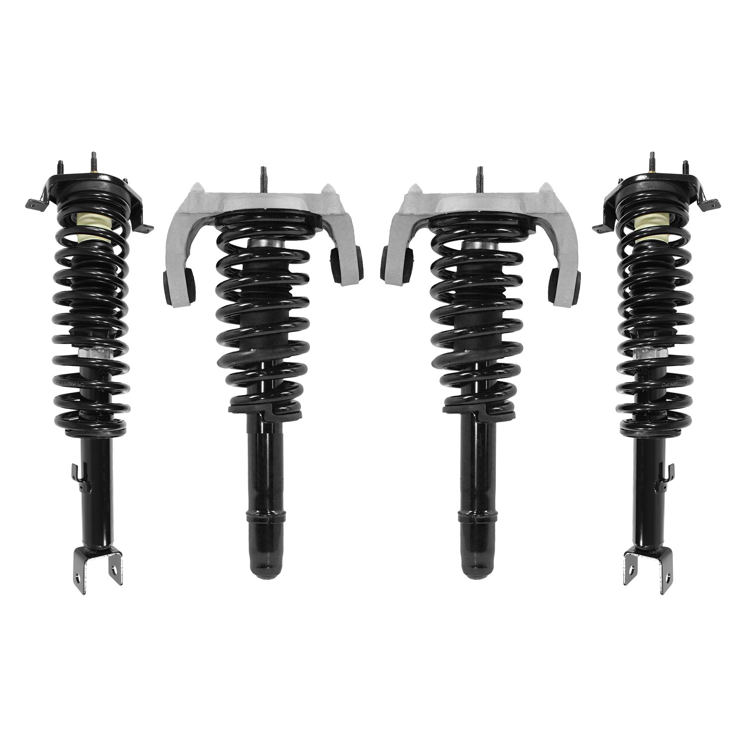 4-11651-15340-001 Front & Rear Suspension Strut & Coil Spring Assembly Kit Fits Select Chrysler Sebring, Dodge Stratus