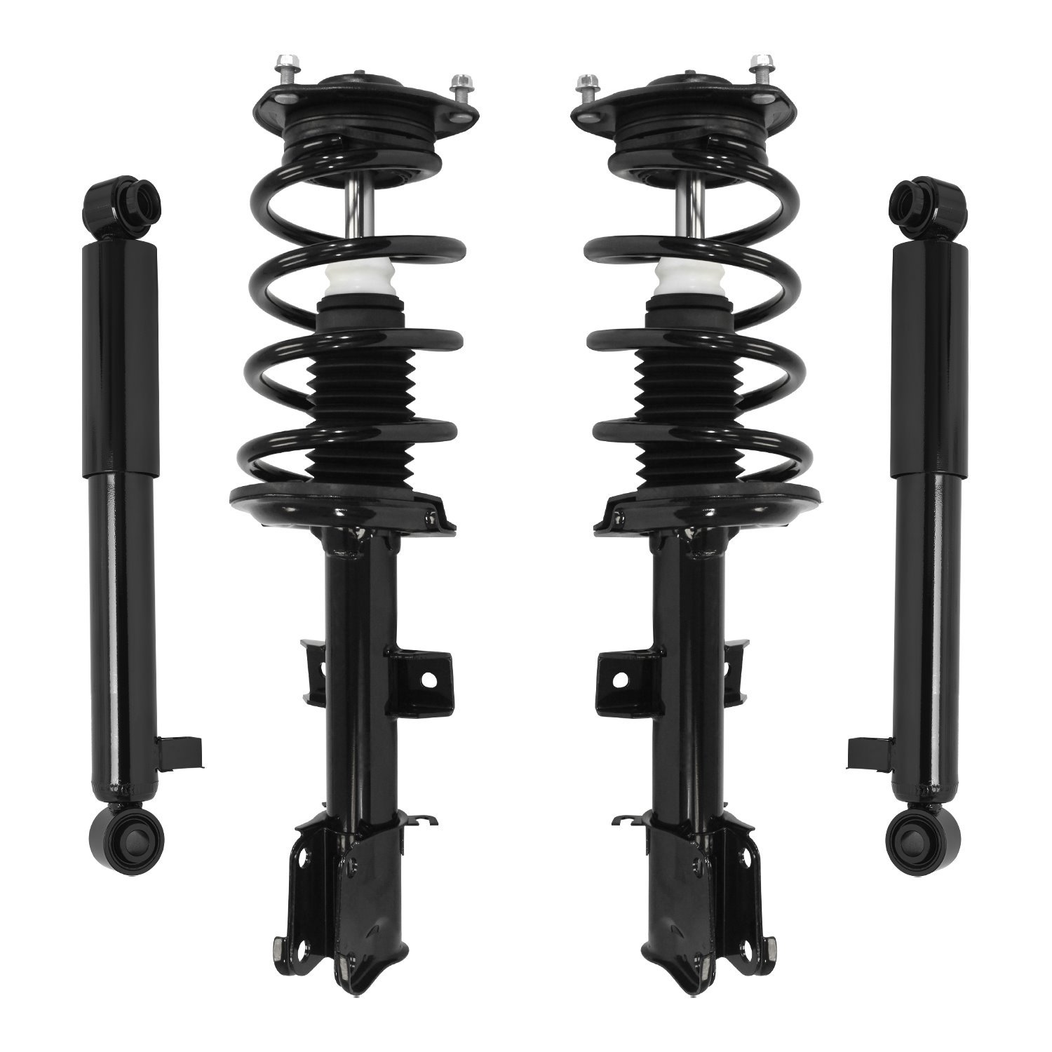 4-11655-259170-001 Front & Rear Suspension Strut & Coil Spring Assembly Fits Select Kia Sorento