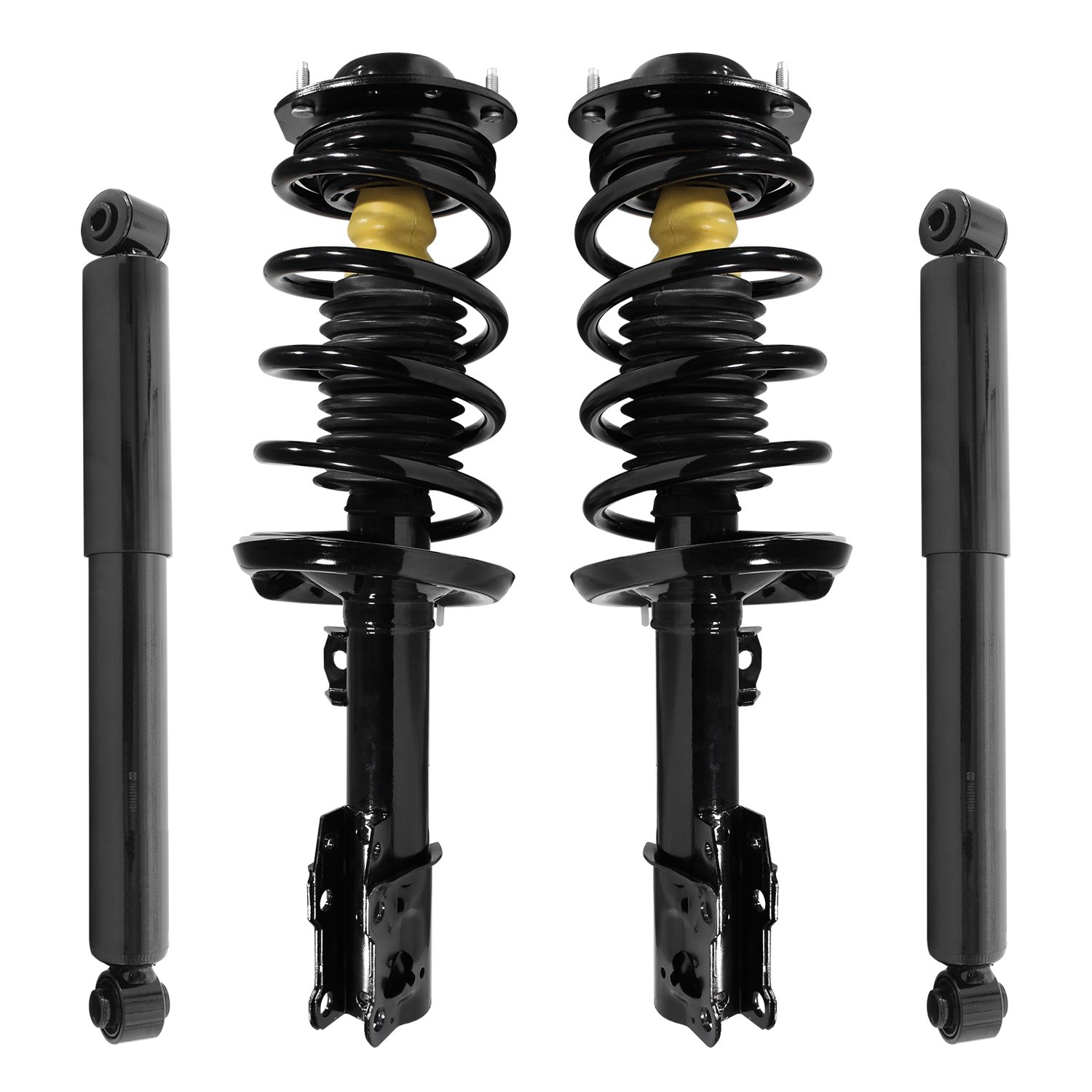 4-11671-251010-001 Front & Rear Suspension Strut & Coil Spring Assembly Fits Select Chevy Malibu