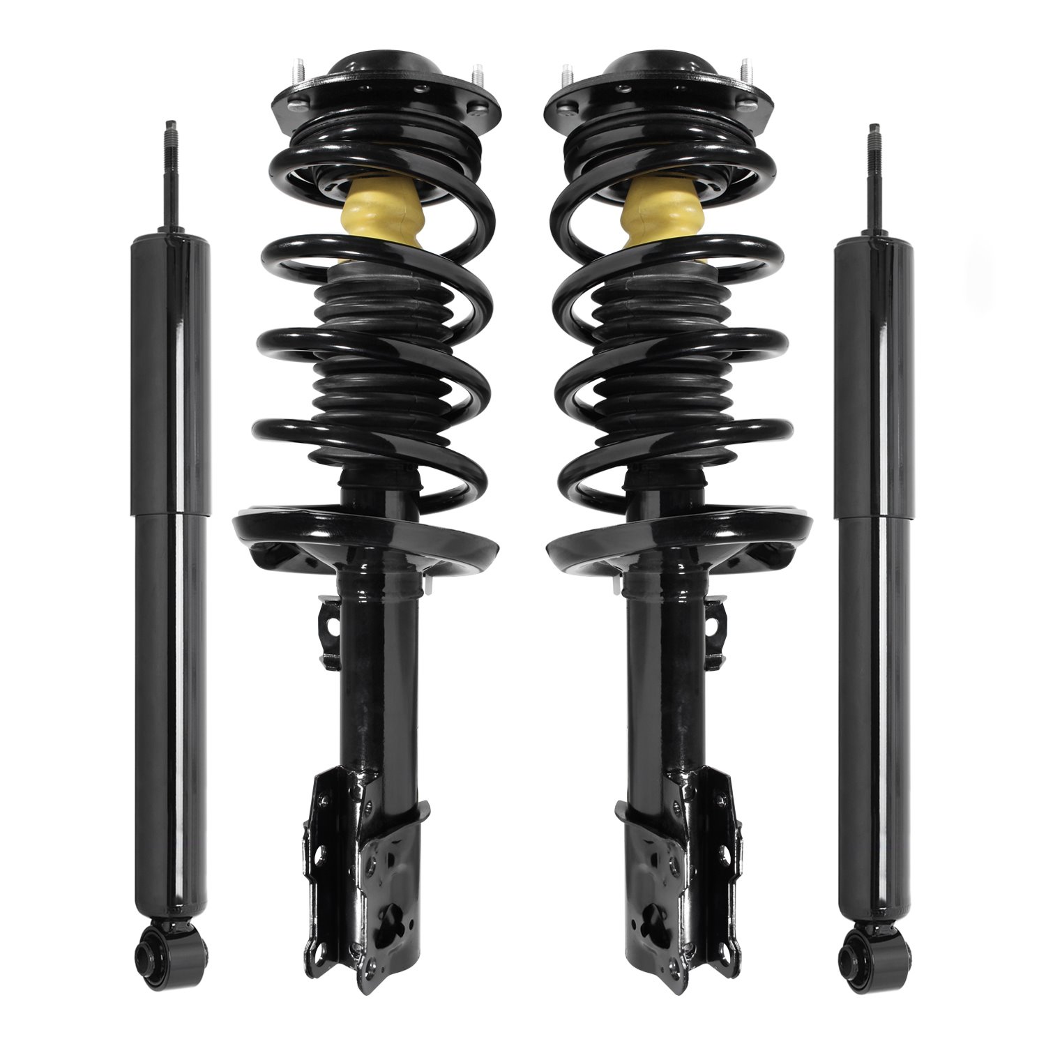 4-11671-251040-001 Front & Rear Suspension Strut & Coil Spring Assembly Fits Select GM