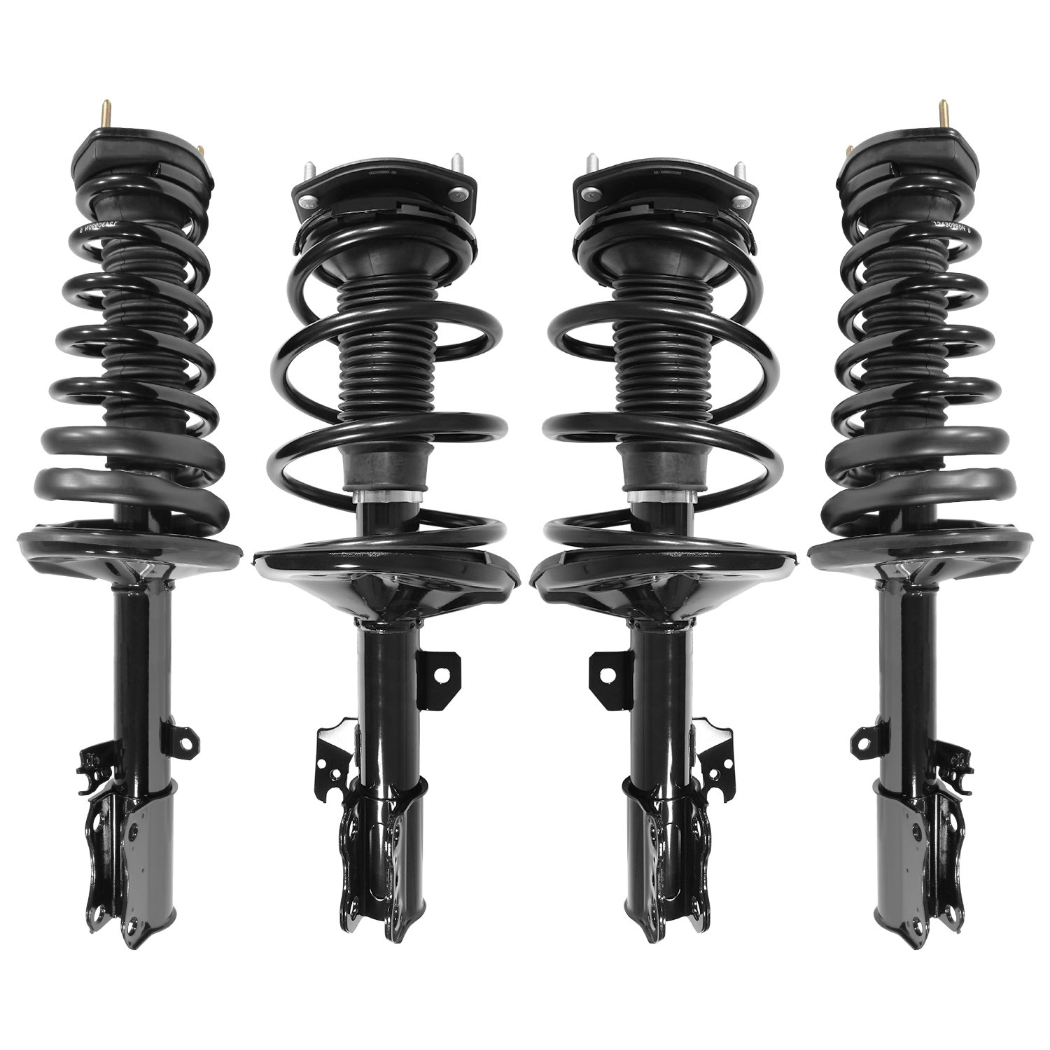 4-11701-15341-001 Front & Rear Suspension Strut & Coil Spring Assembly Kit Fits Select Lexus ES300, Toyota Camry