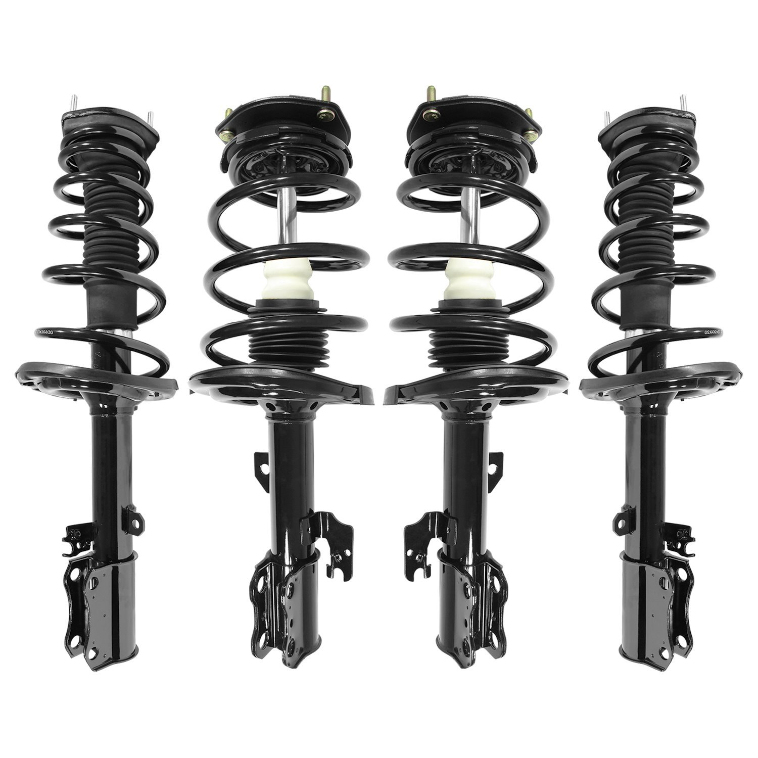4-11711-15351-001 Front & Rear Suspension Strut & Coil Spring Assembly Kit Fits Select Lexus ES330, Toyota Camry, Toyota Solara